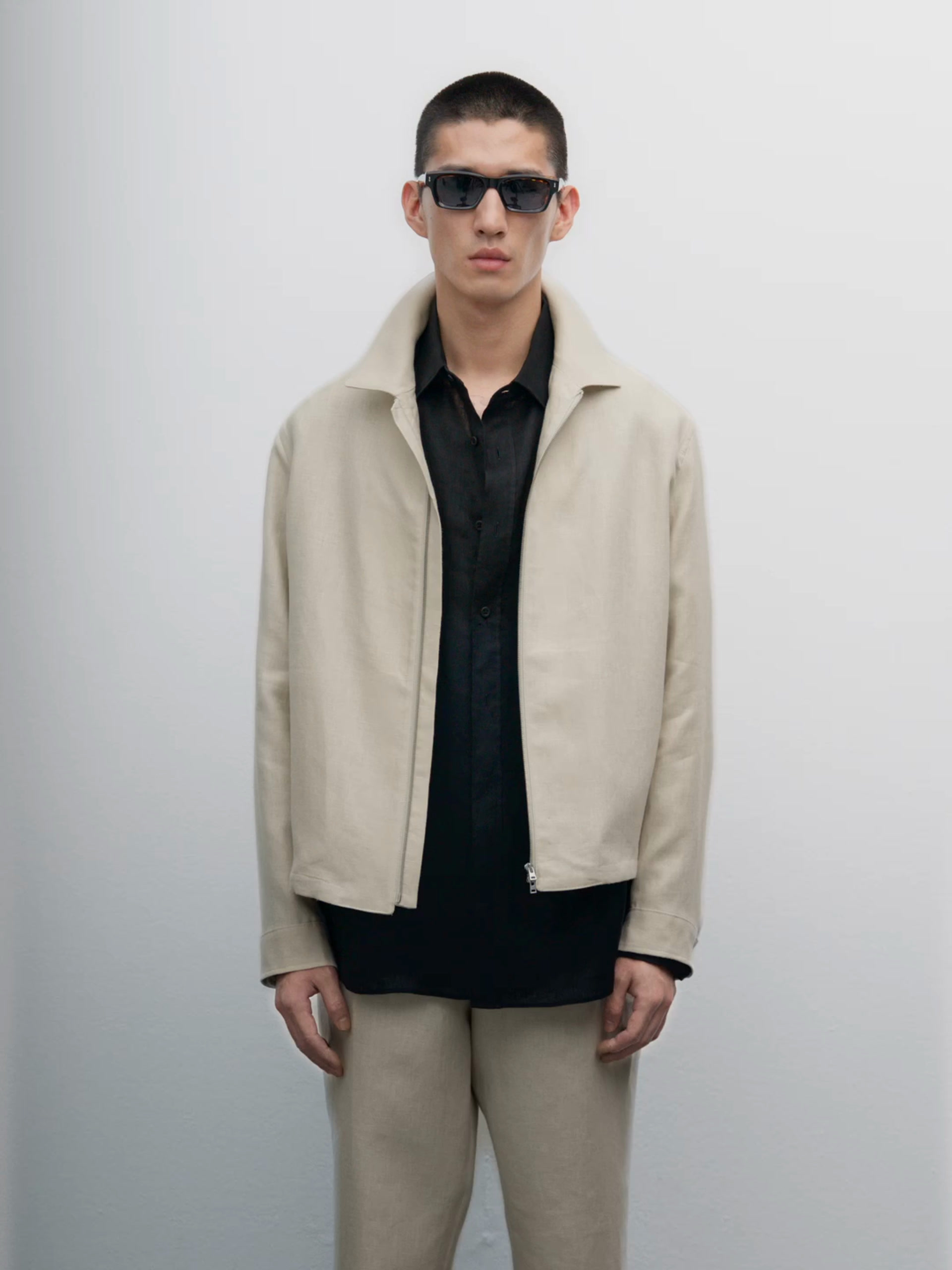 100% linen lightweight jacket