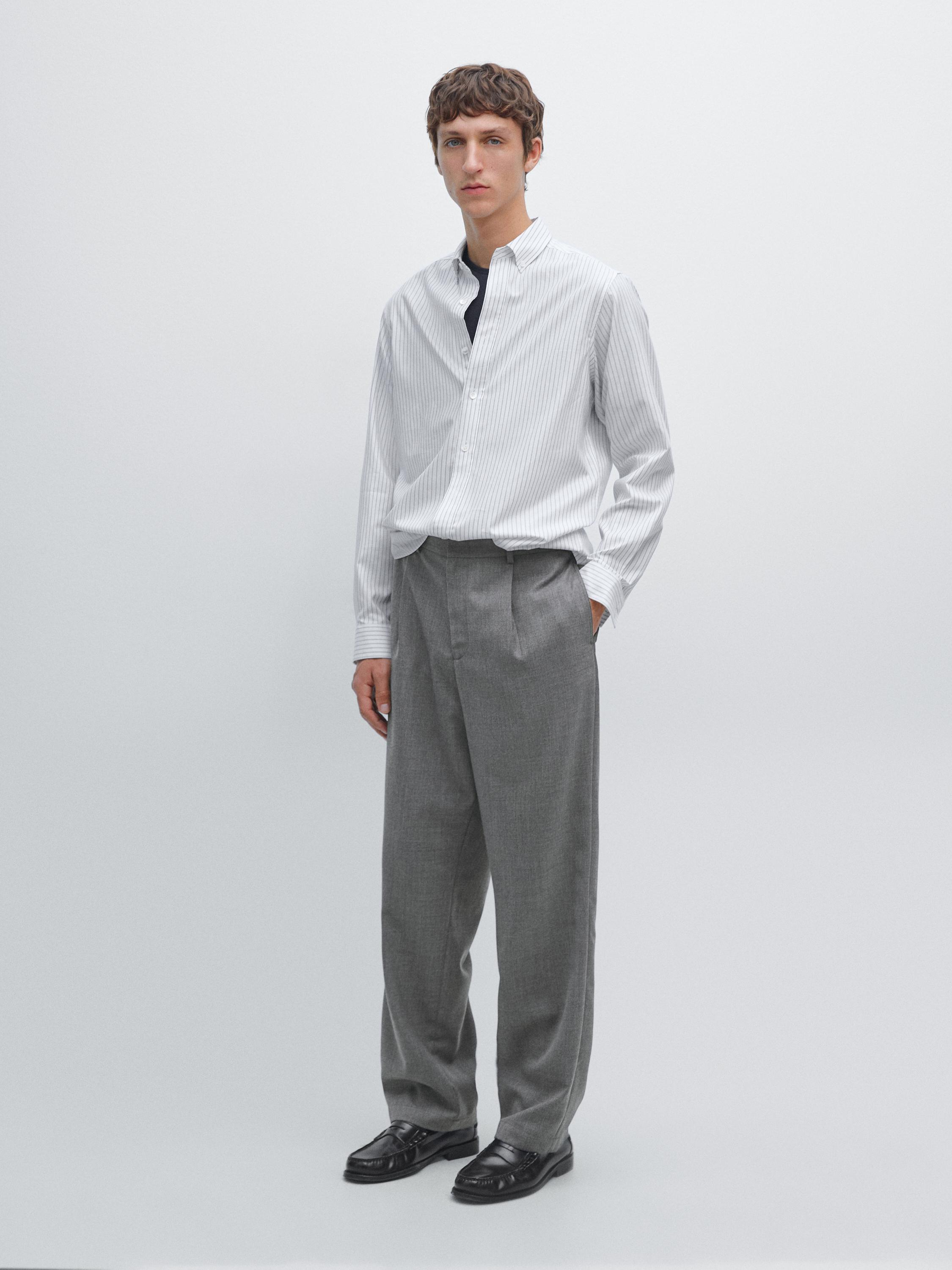 Relaxed fit trousers