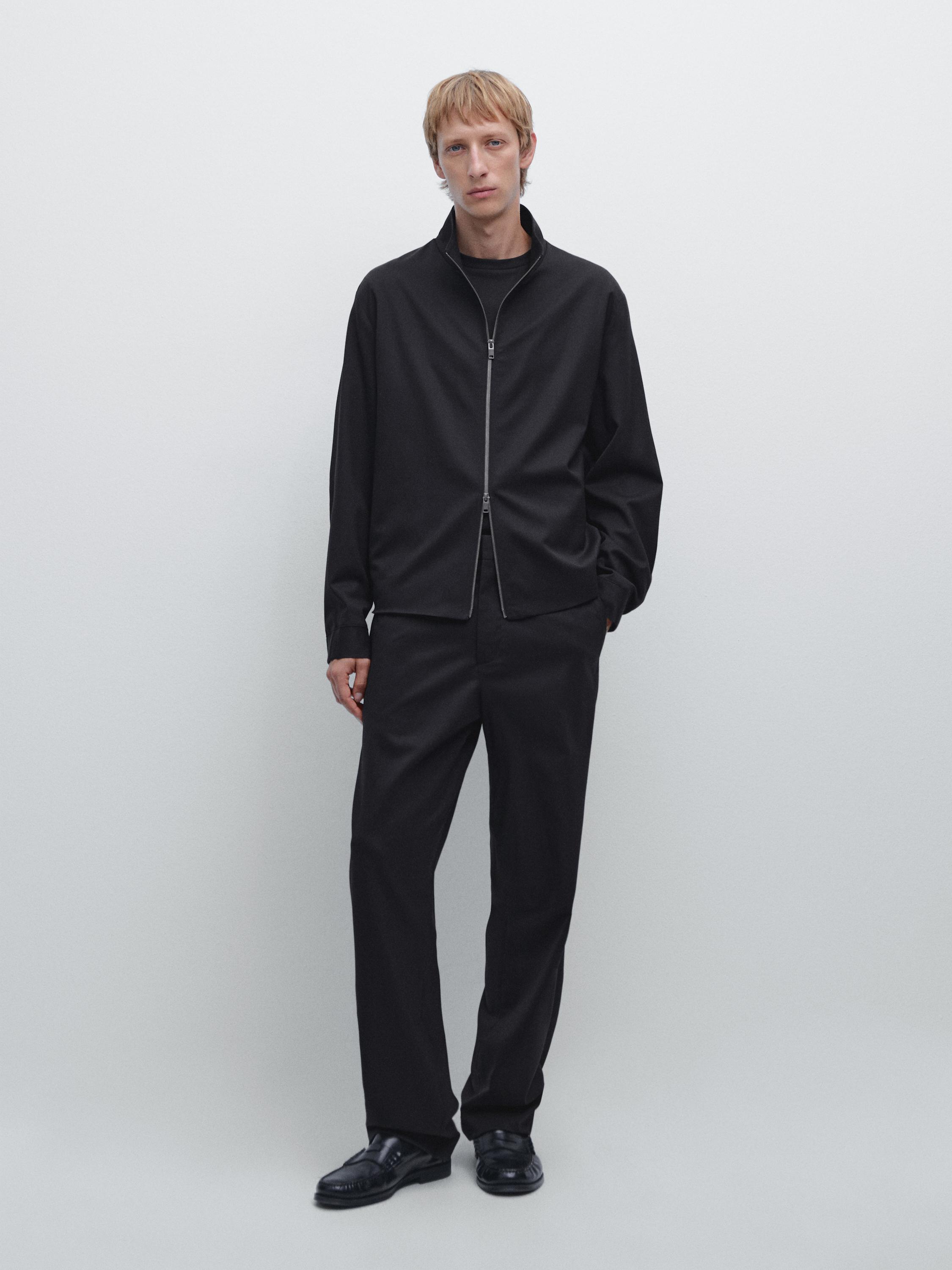 Wool blend jacket