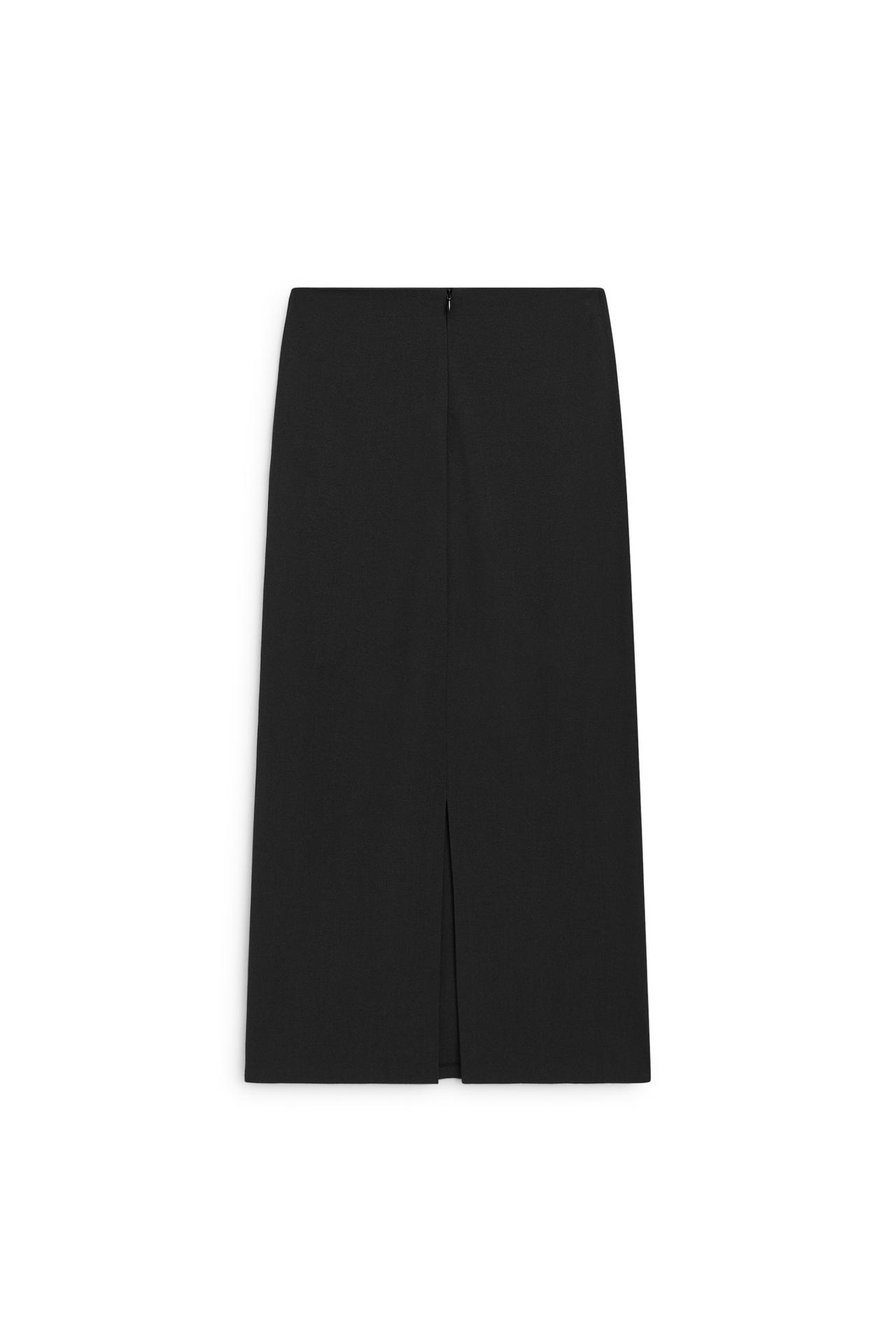 Stretch midi skirt - LIMITED EDITION — CHARCOAL