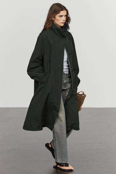Long technical parka — PETROL BLUE 8