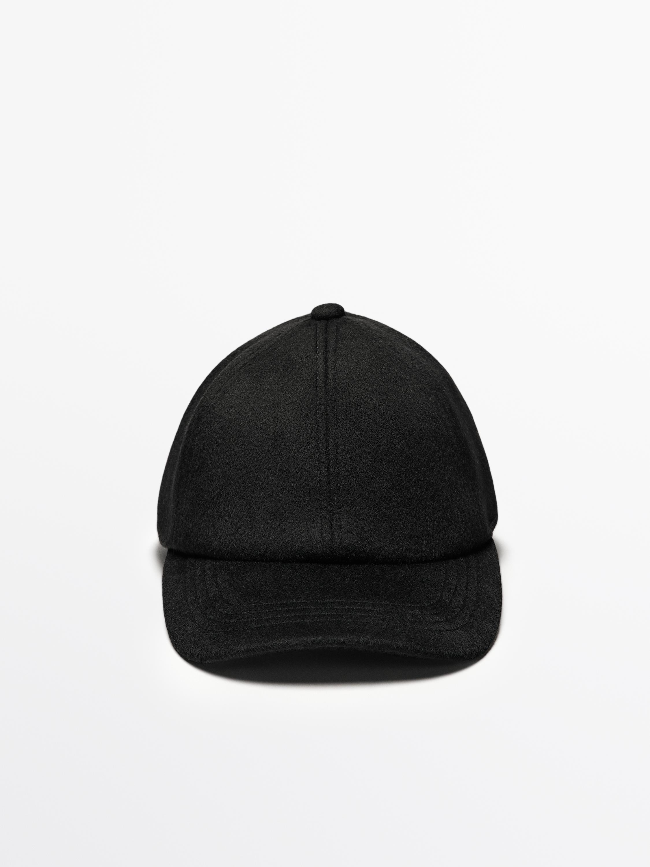 Wool blend cap