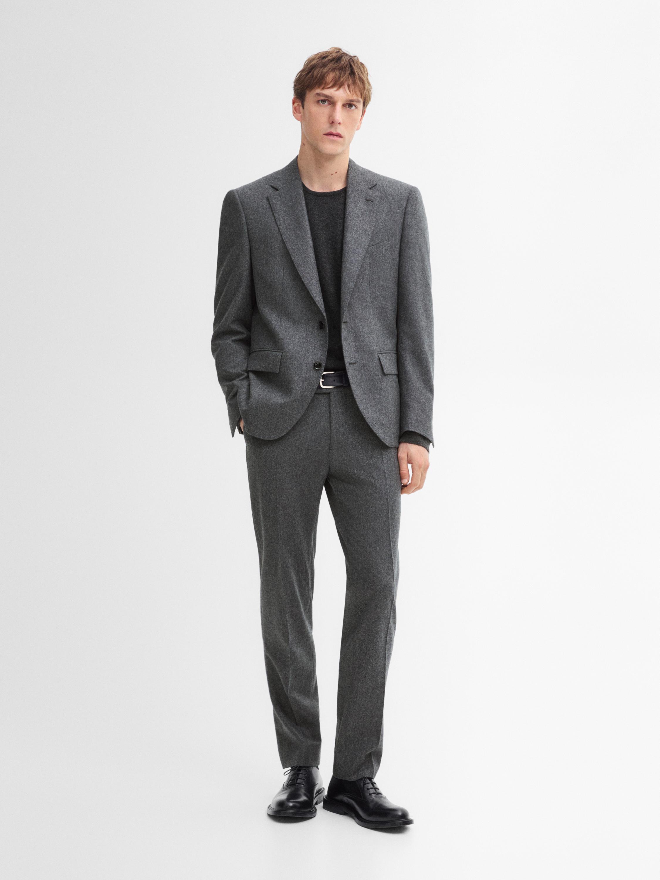 100% wool suit blazer