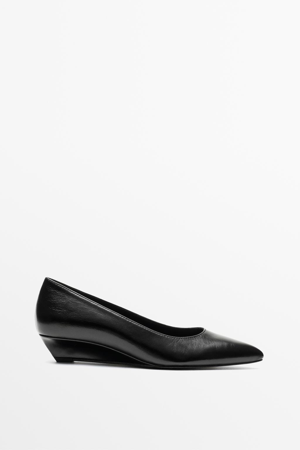 Massimo Dutti Leather heel shoe
