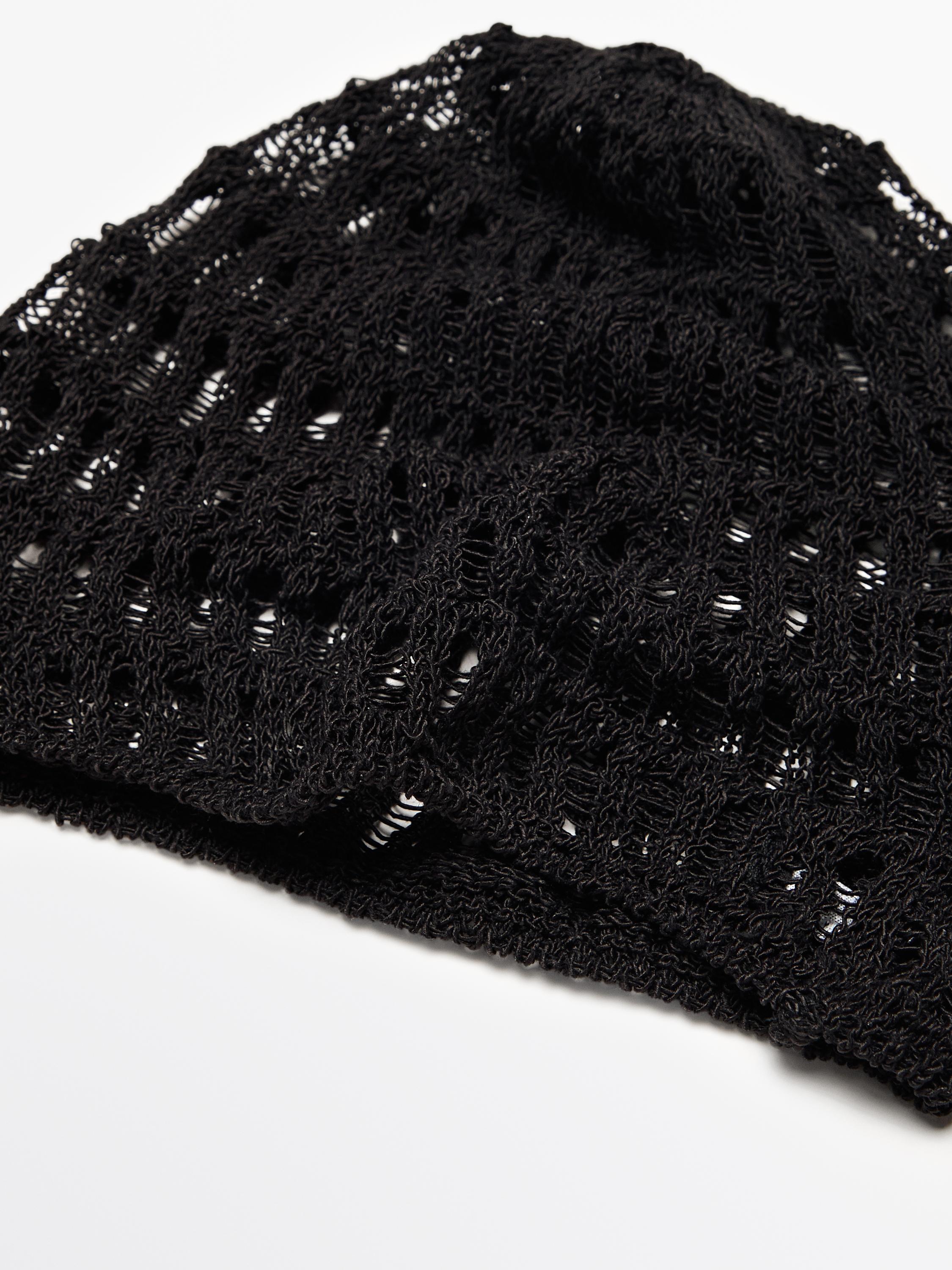 Bonnet ajouré crochet