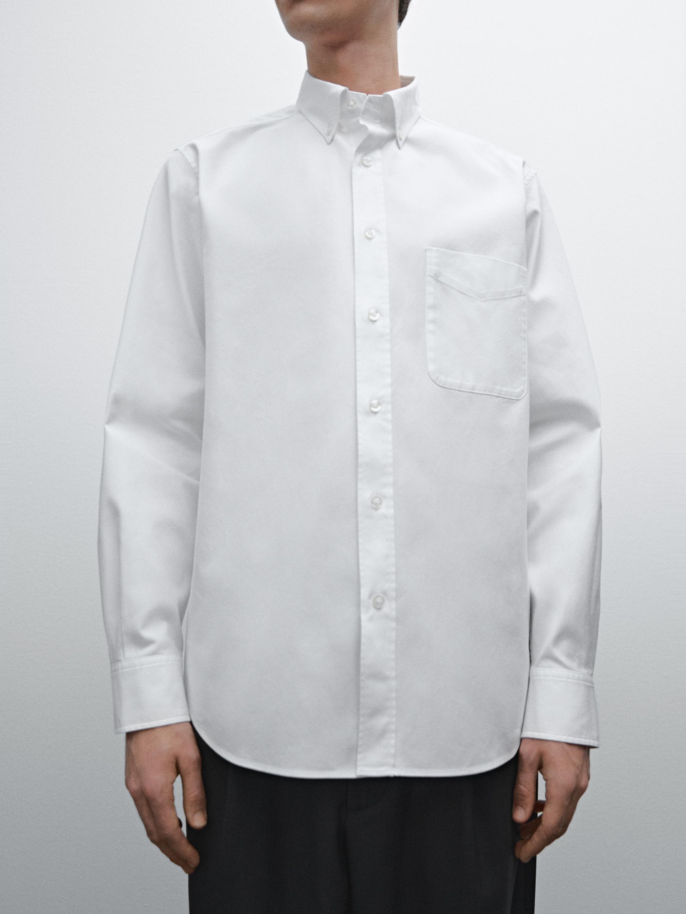 100% cotton Oxford shirt
