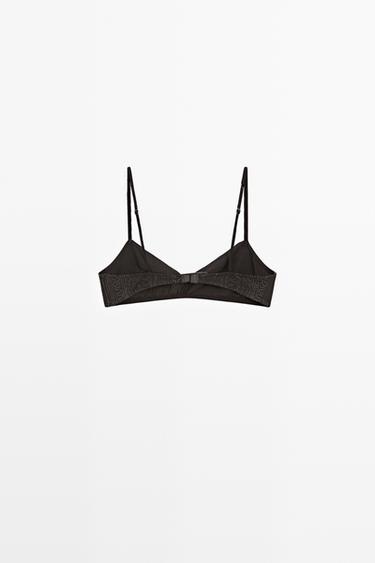 Top with embroidered detail — CHARCOAL 6