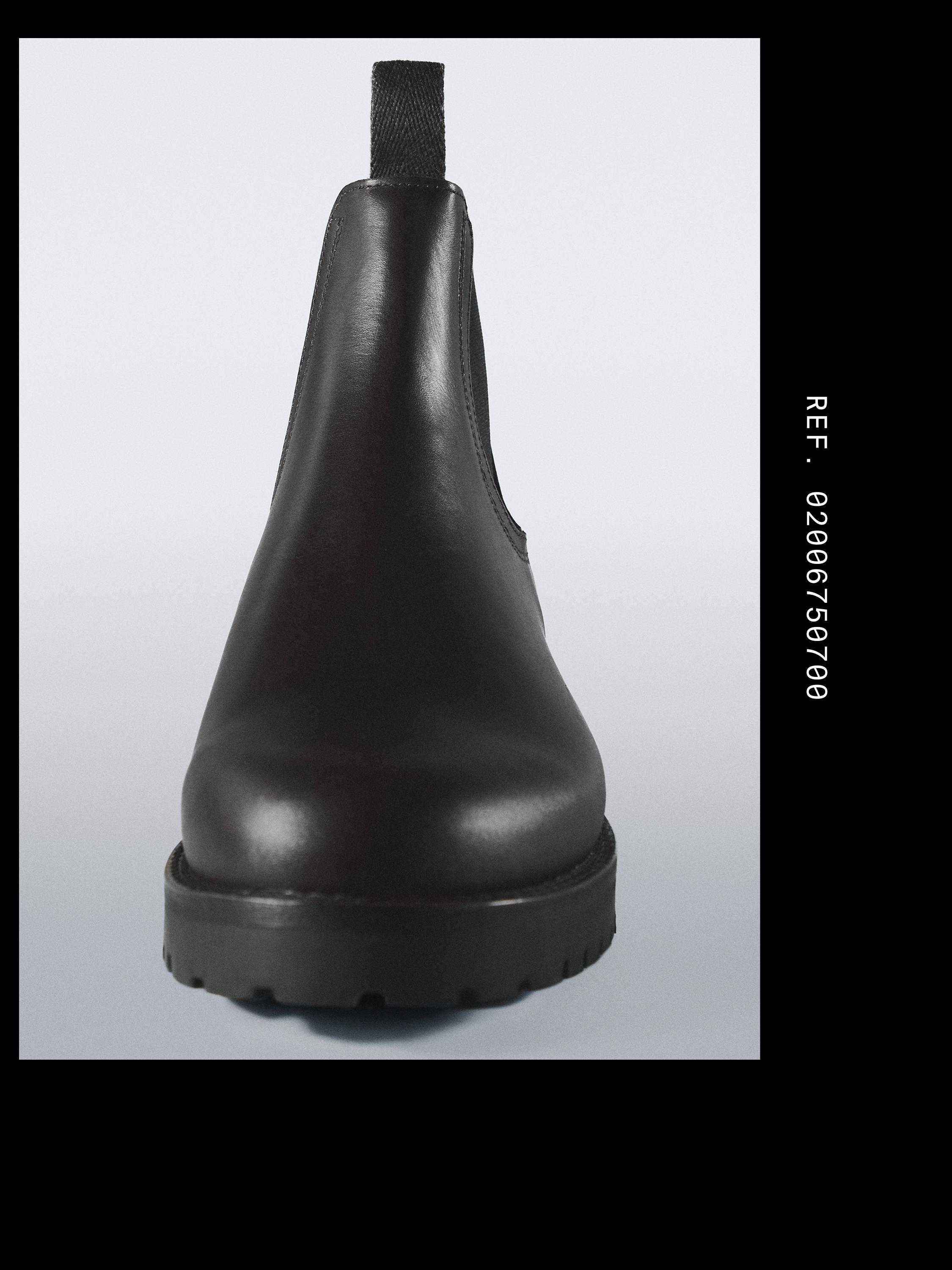 Leather Chelsea boots — BROWN