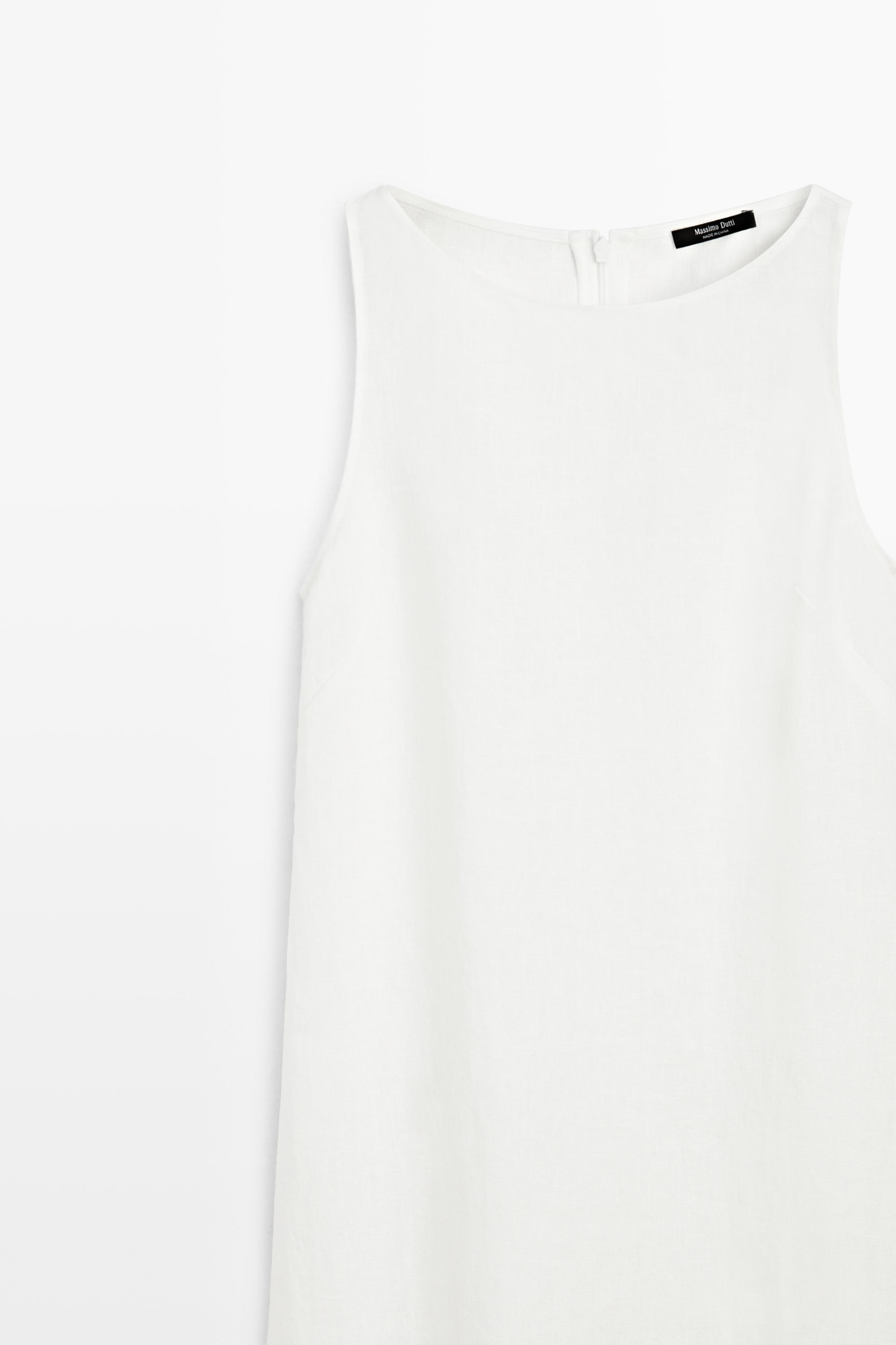 Women's White Dresses - Massimo Dutti - US