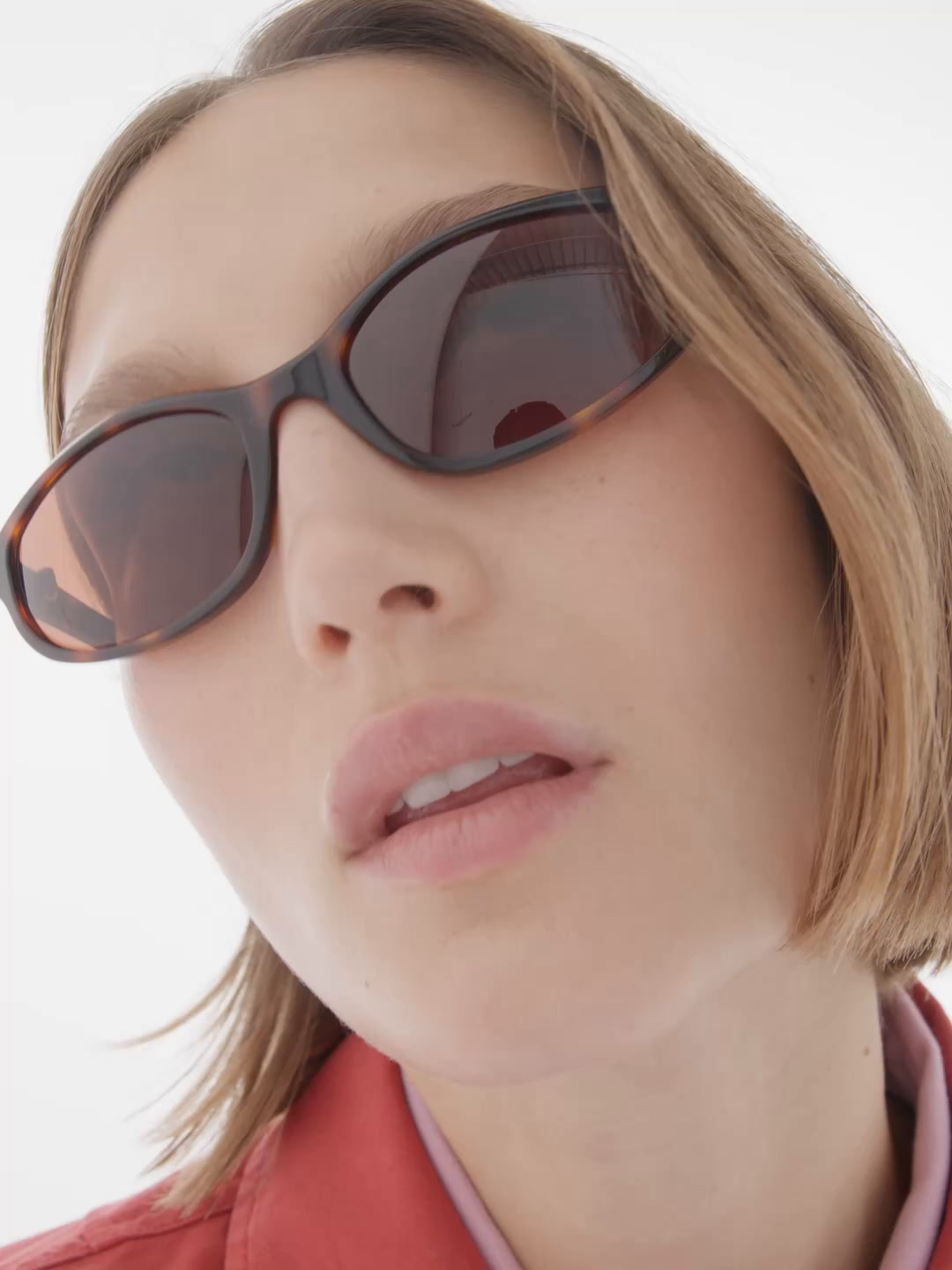Small rectangular sunglasses