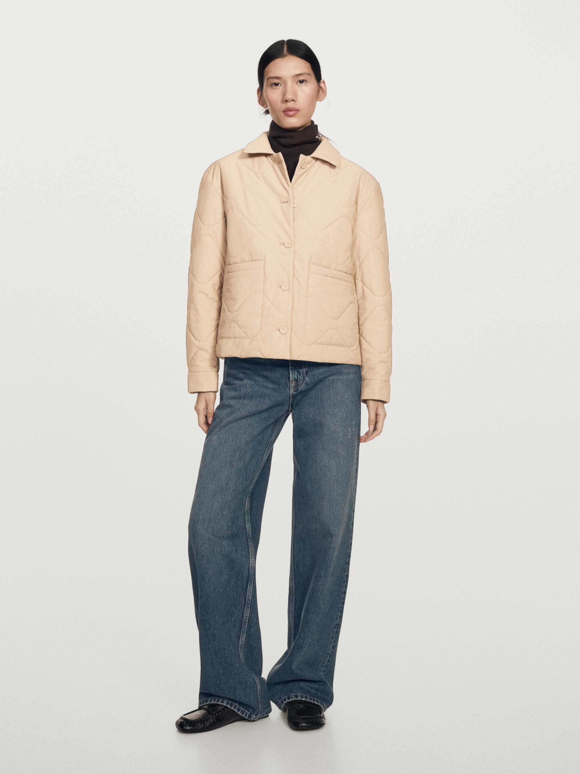 Veste avec coutures apparentes