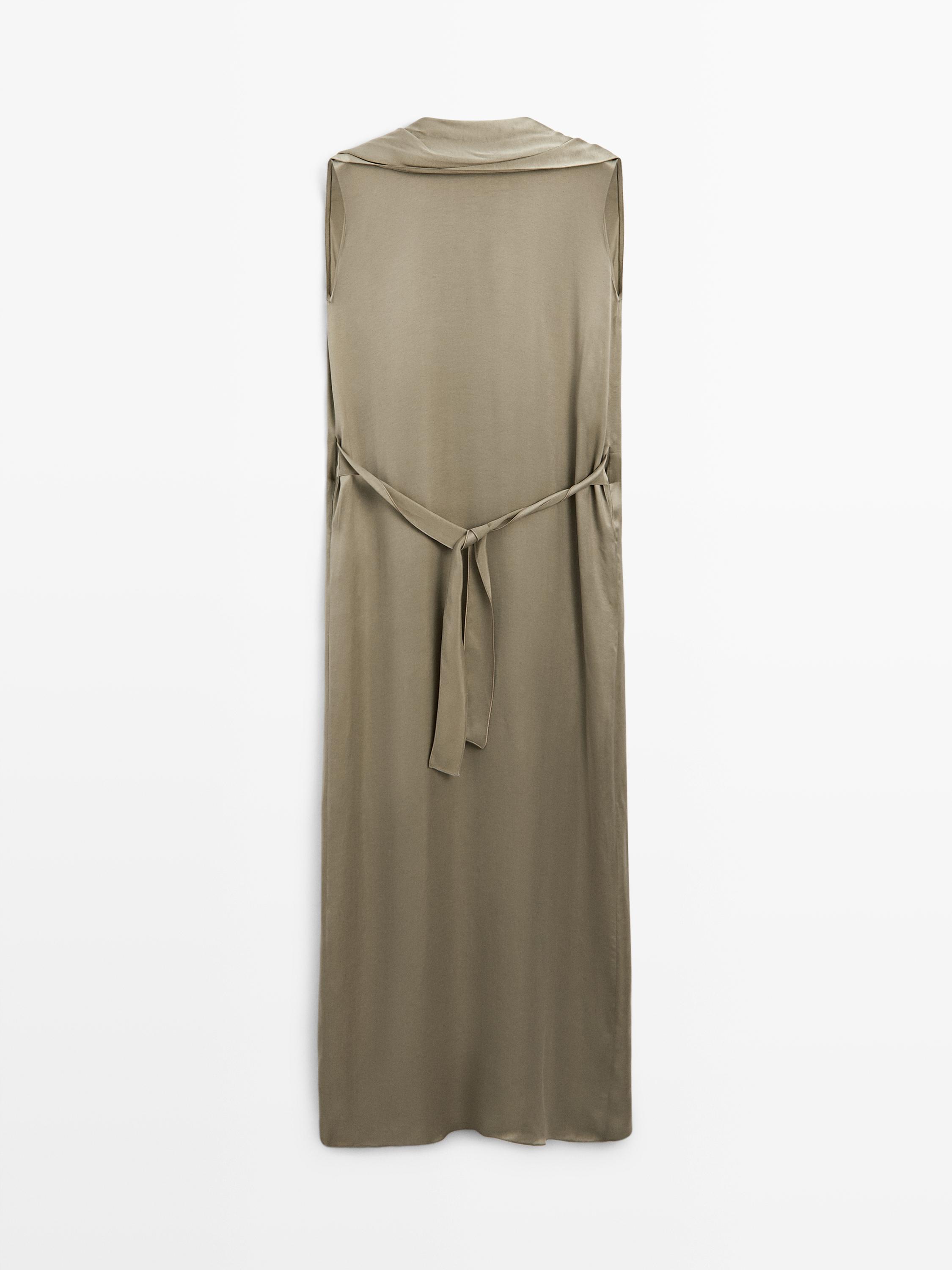 Vestit fluid detall capa - STUDIO