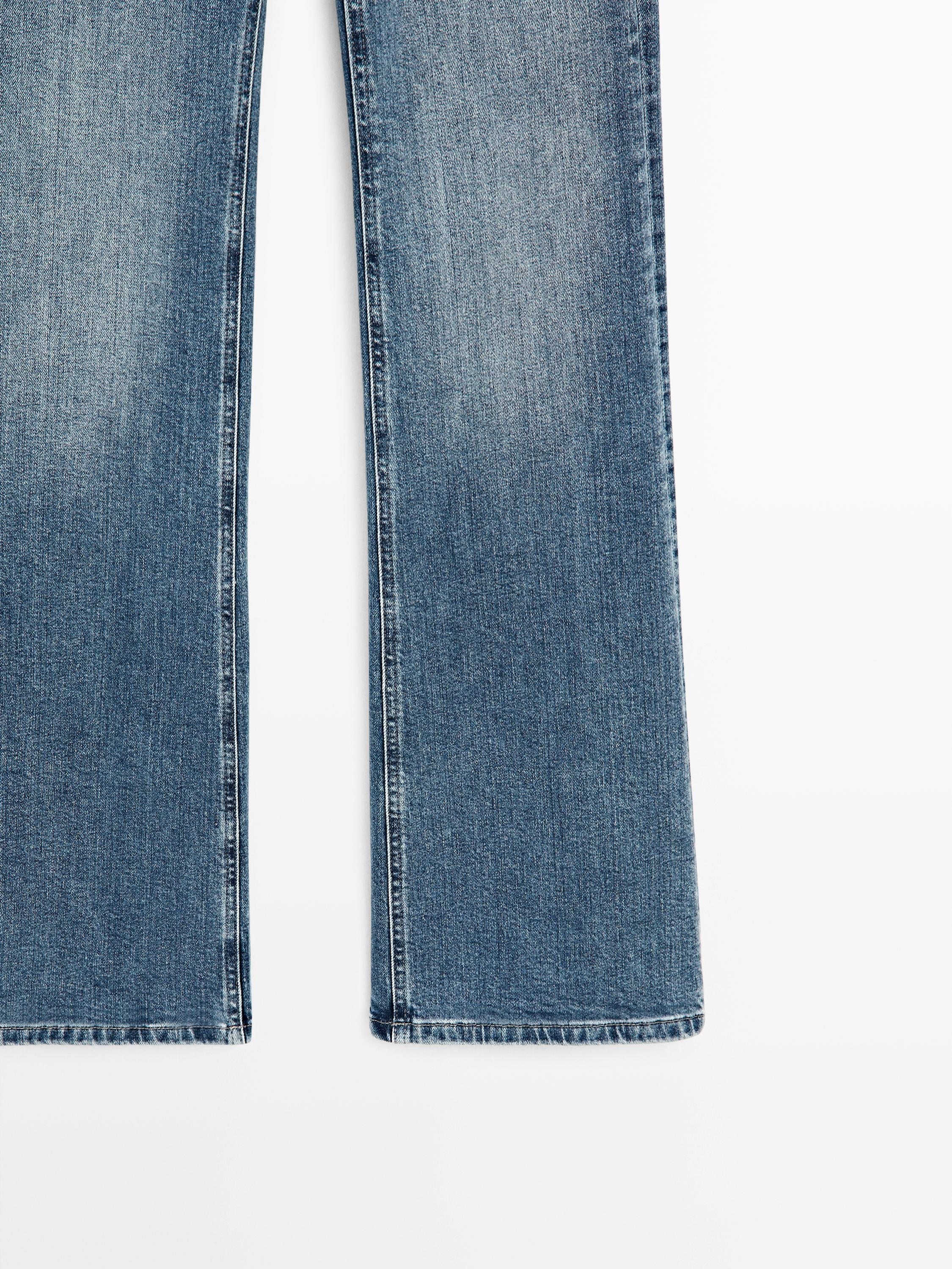 Skinny flare fit jeans — MEDIUM BLUE