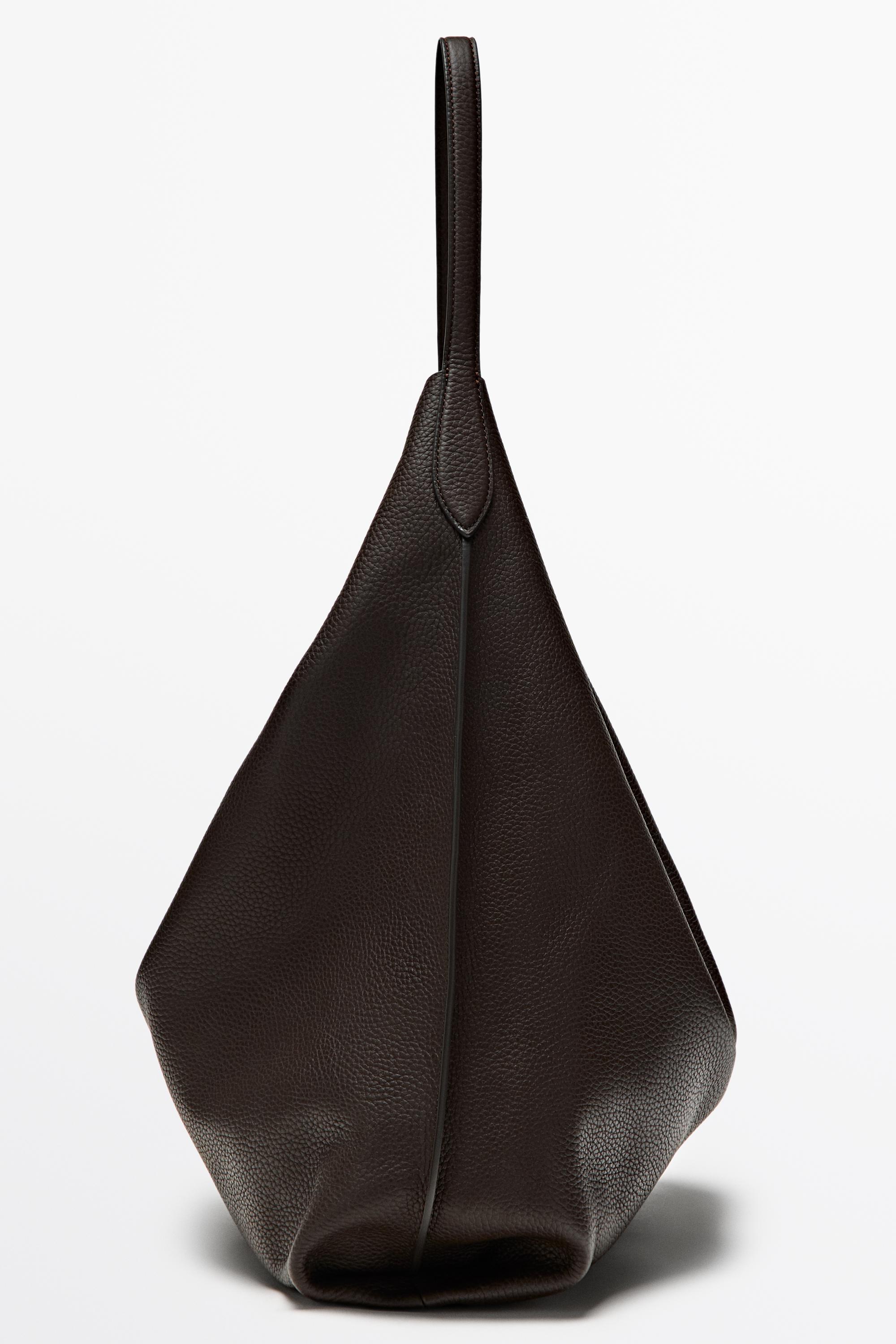 Bolso de hombro piel napa