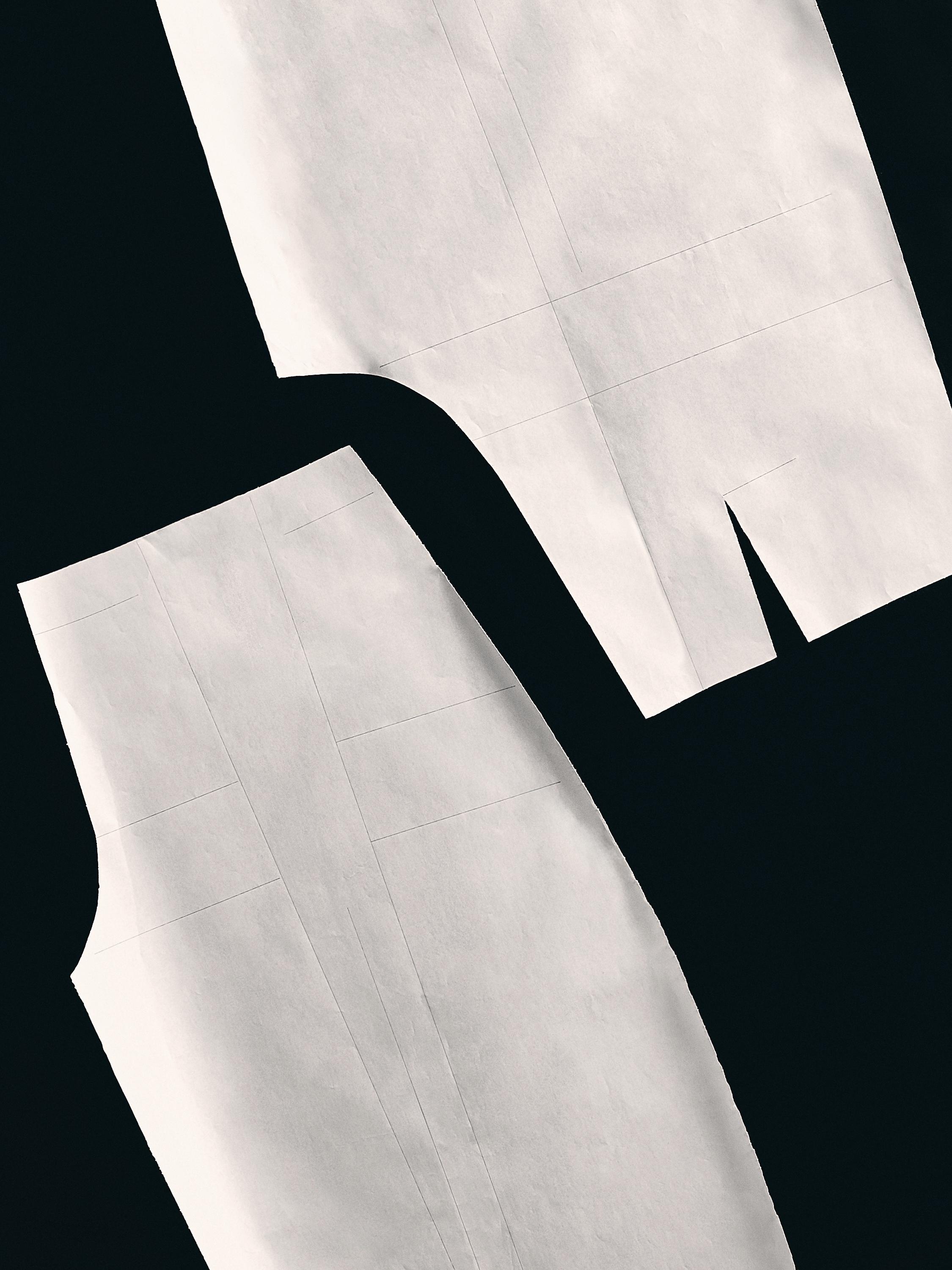 Straight-leg high-waist jeans — Off white