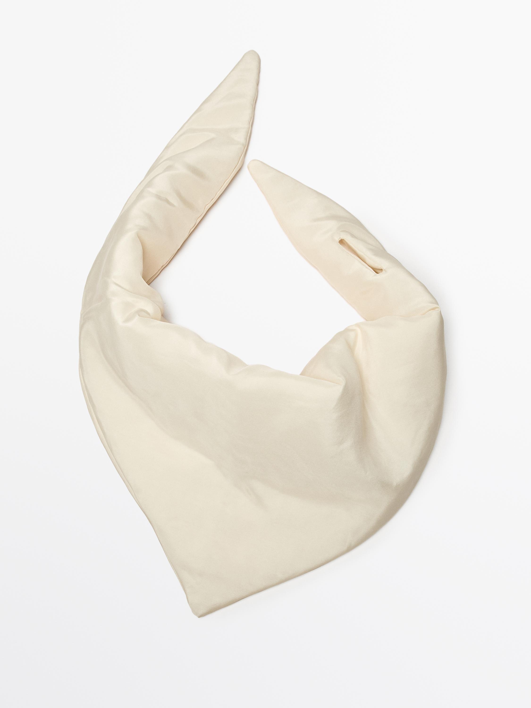 Bandana acolchoada 100% seda