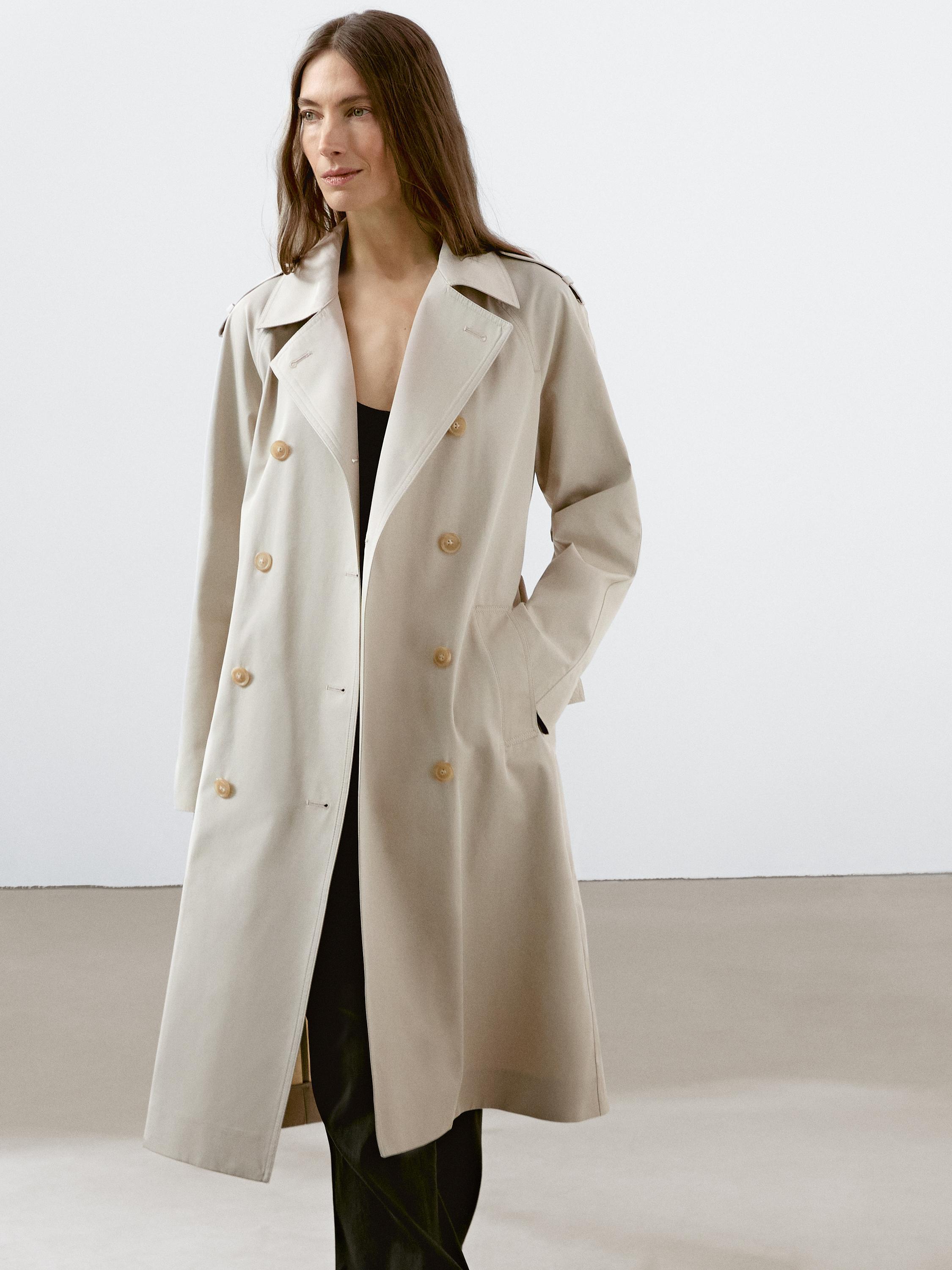 Gabardina clásica water repellent