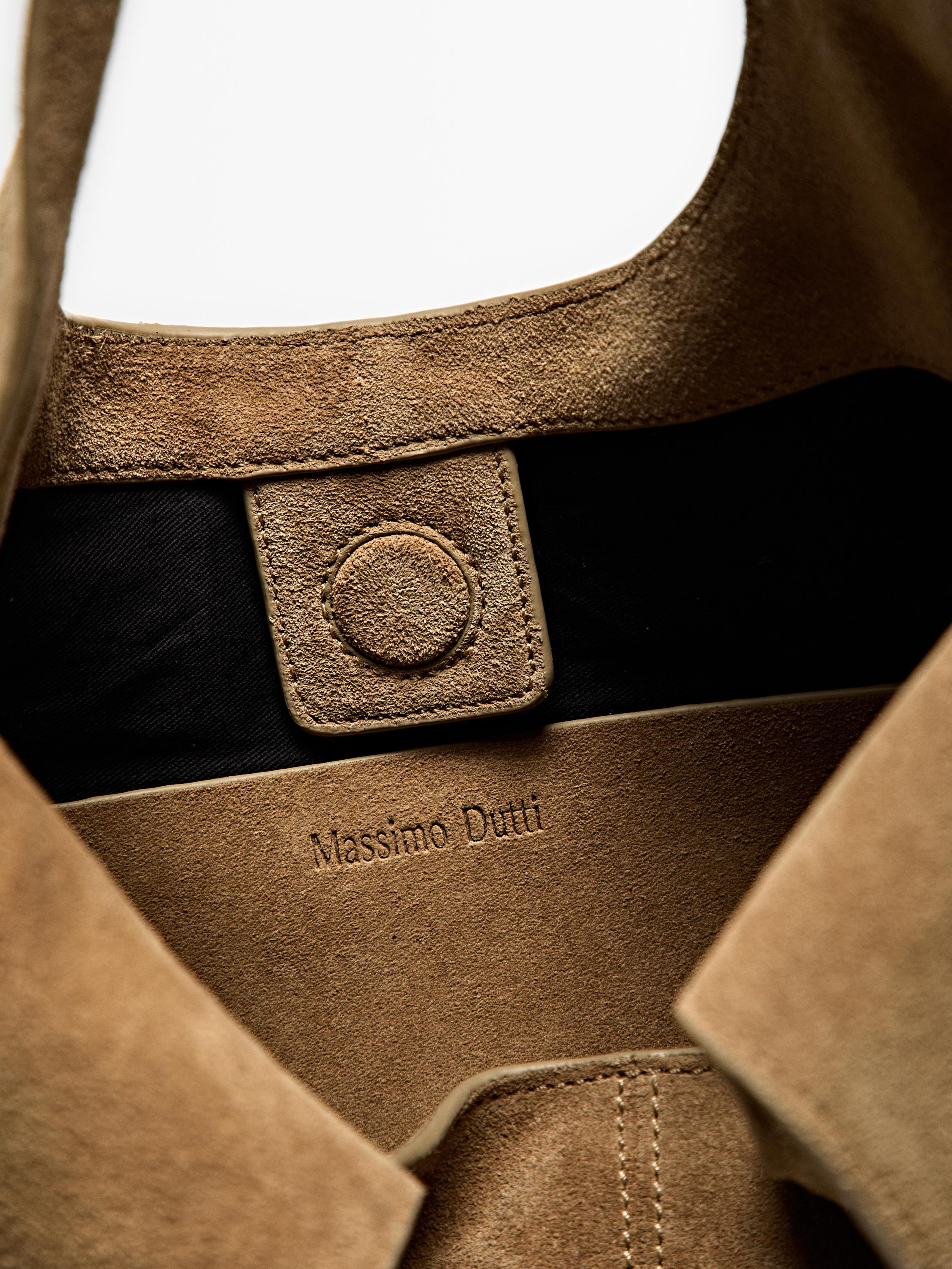Medium split leather lady bag