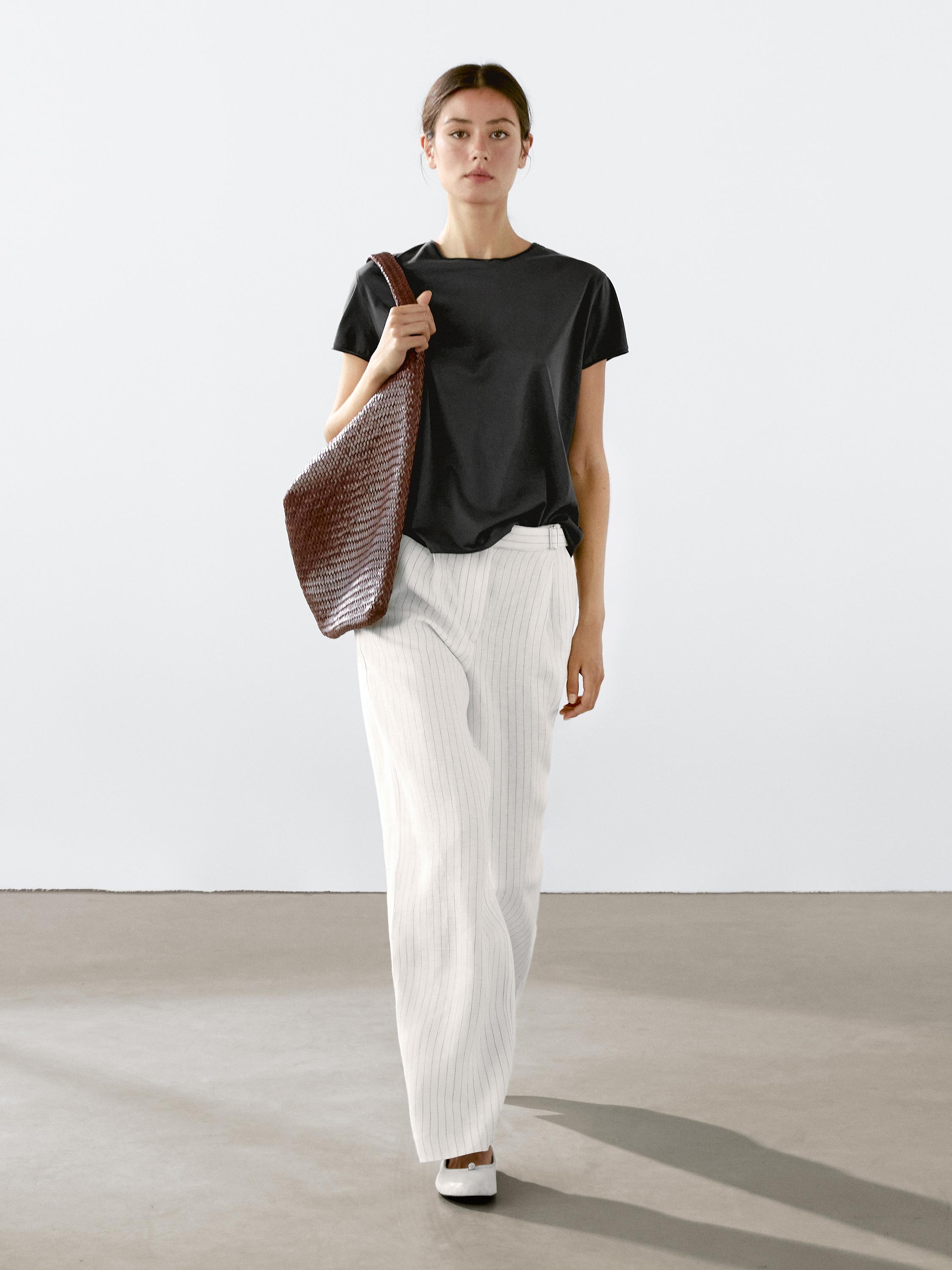 Tricou vaporos cu mânecă scurtă