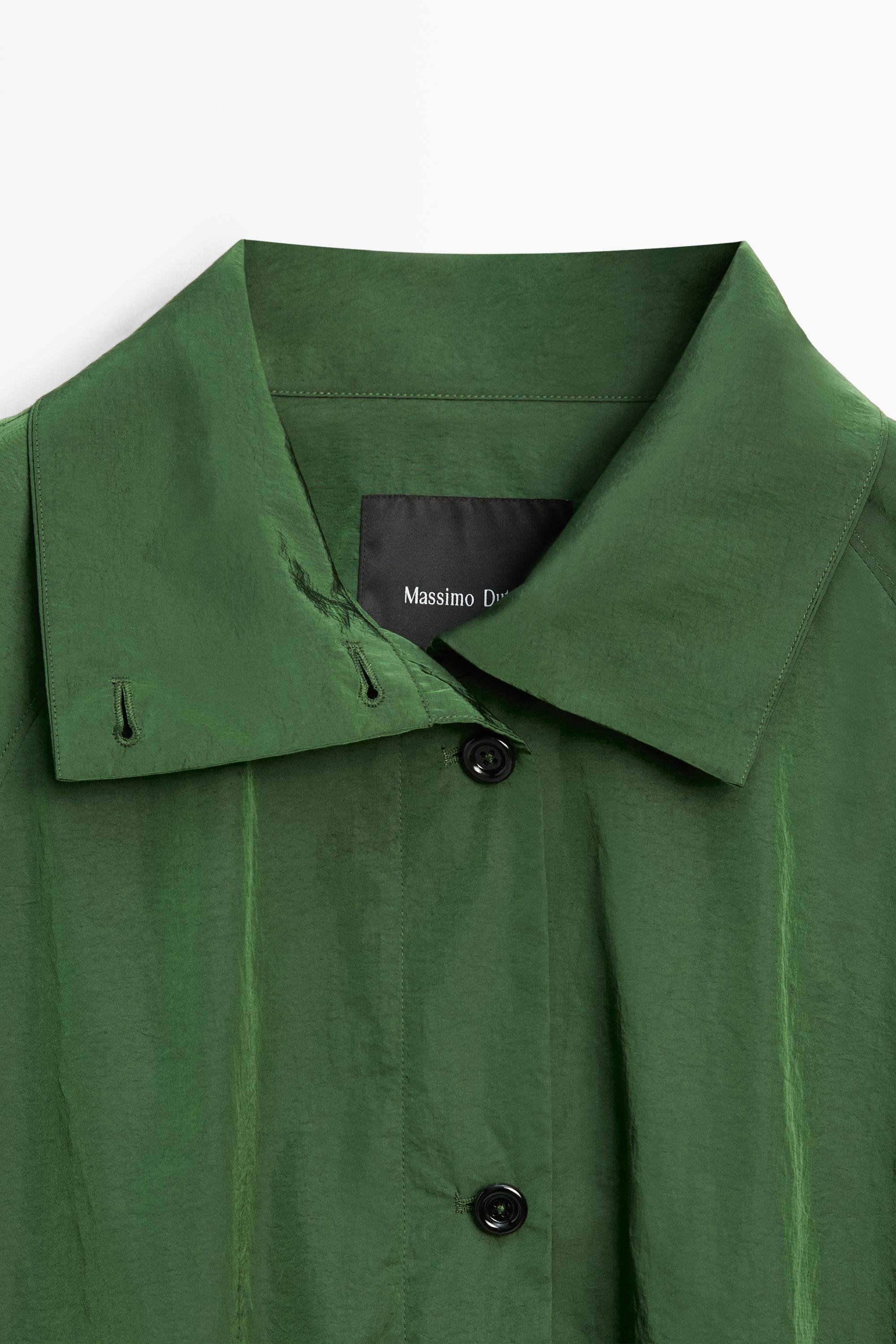 Technical bomber jacket — GREEN