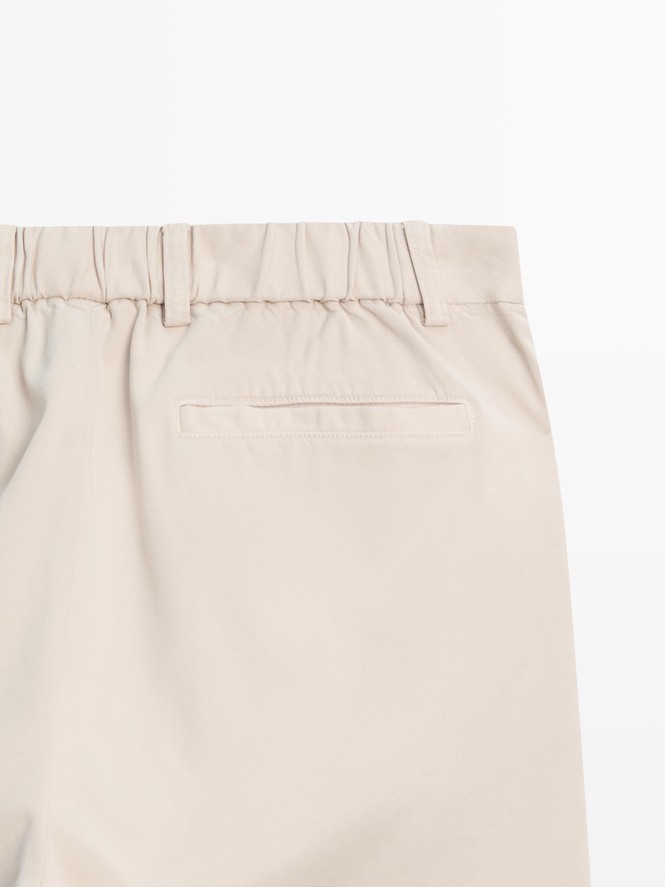 Jogger fit trousers — BEIGE