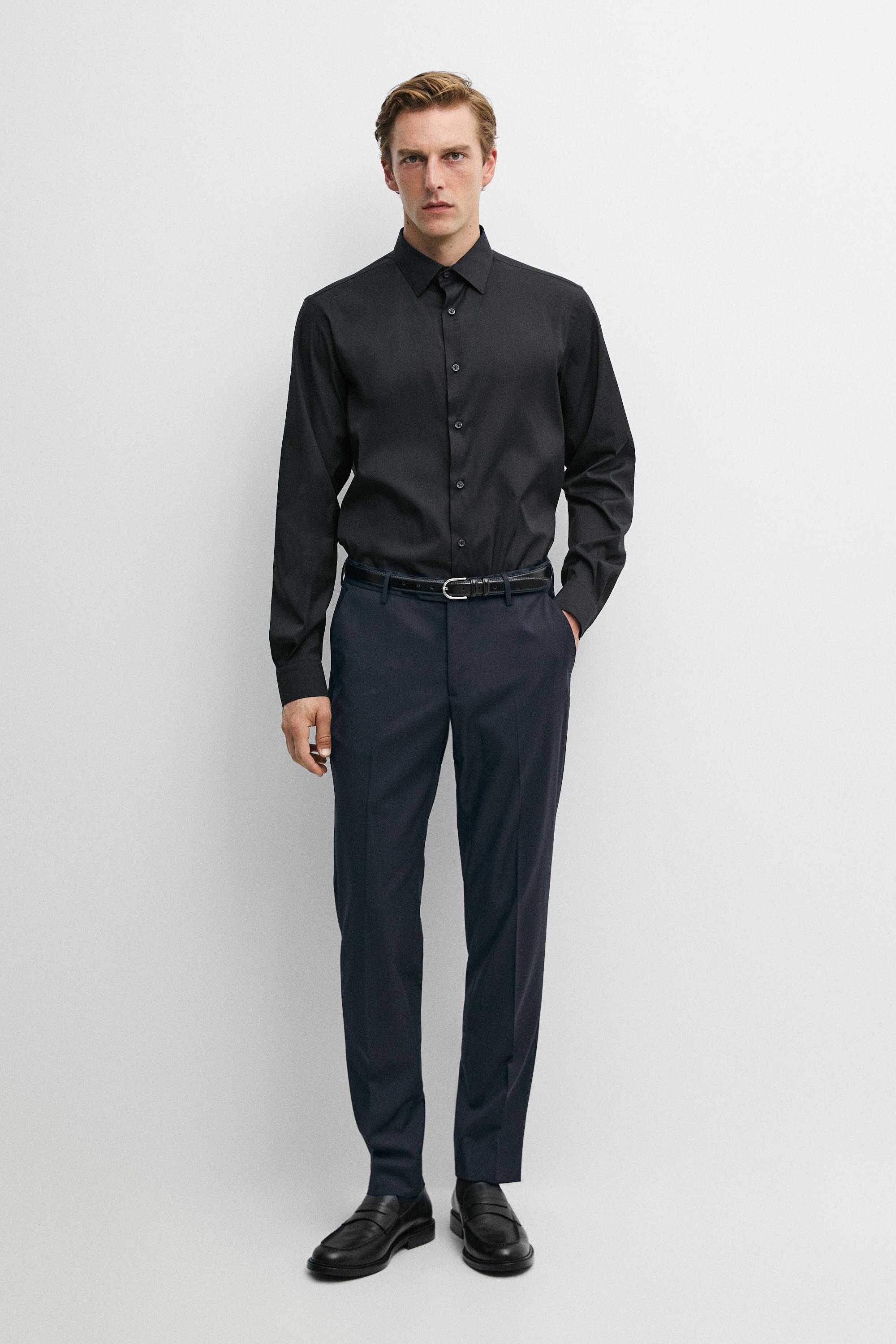 Camicia slim fit stretch