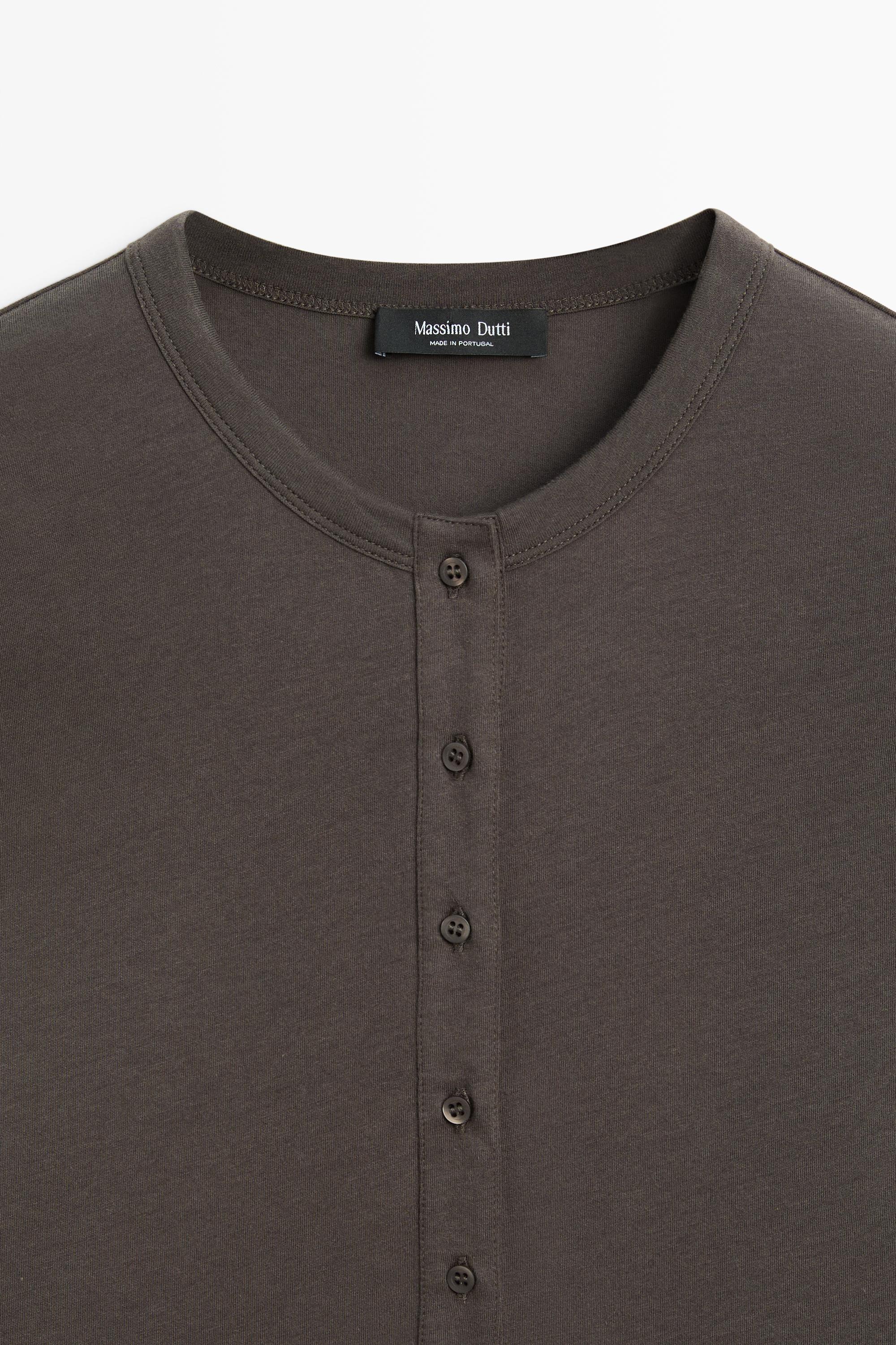 100% cotton long sleeve T-shirt — MINK