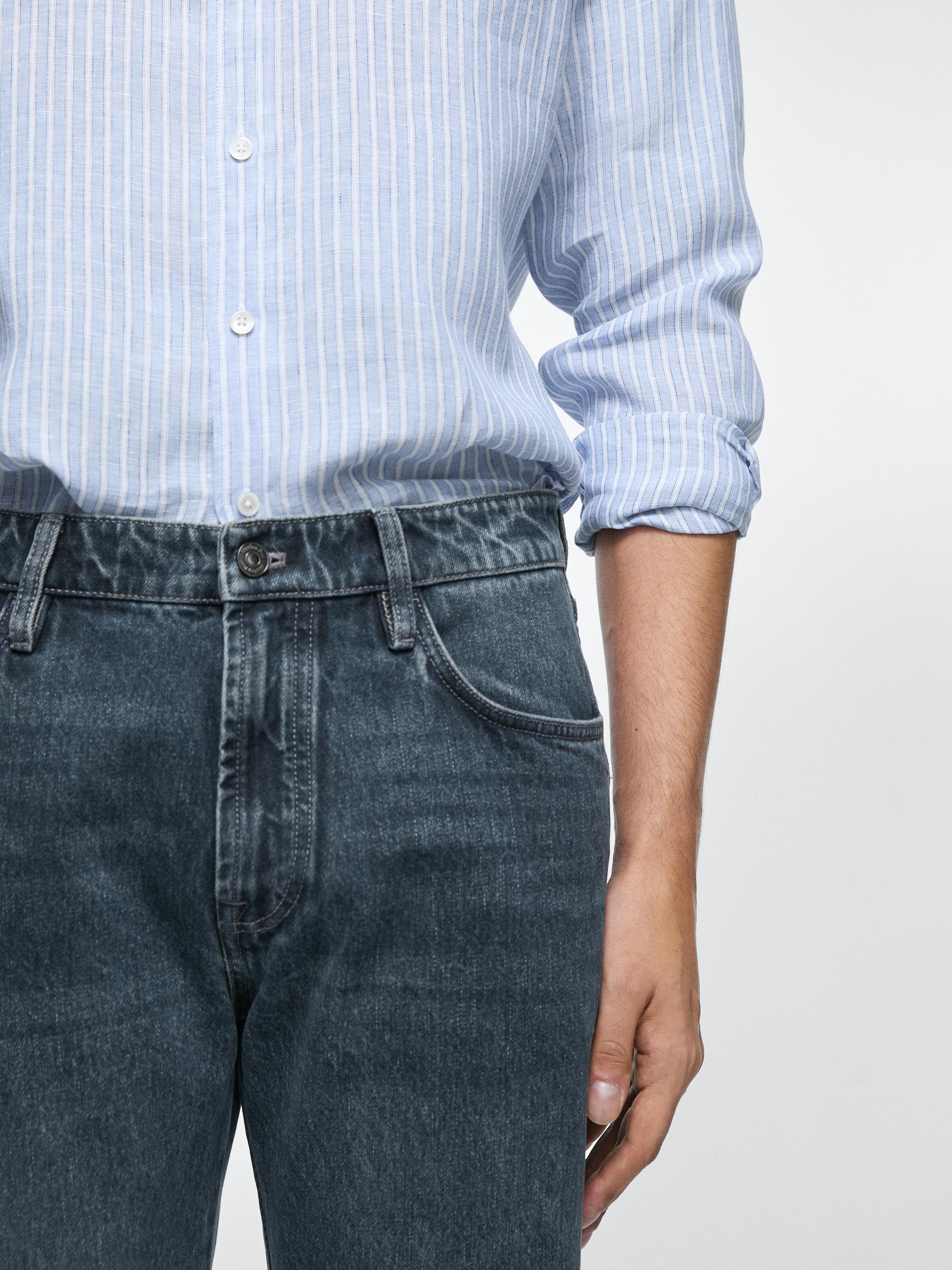 Tapered fit jeans — BLUE