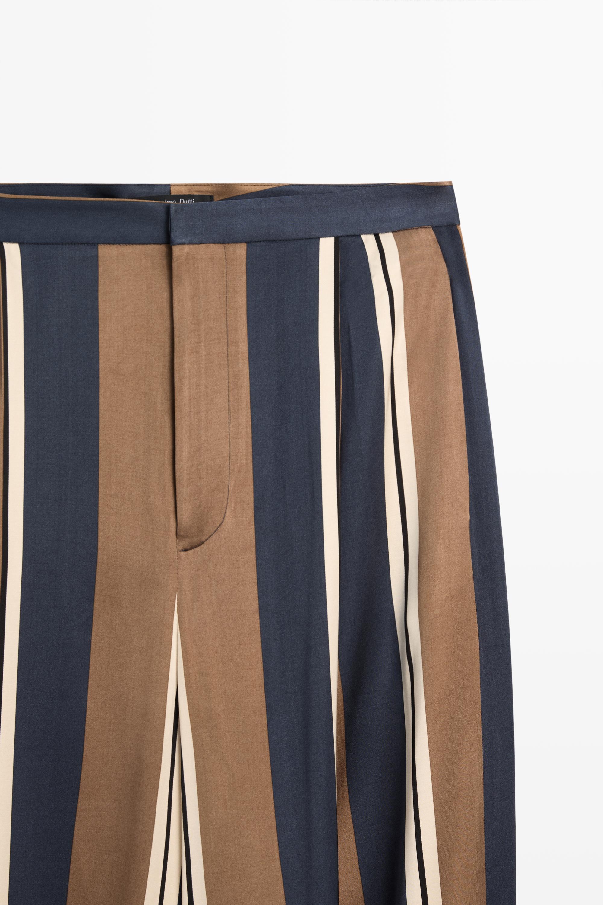 Satin pants with tie-up hem detail — ANTHRACITE GREY