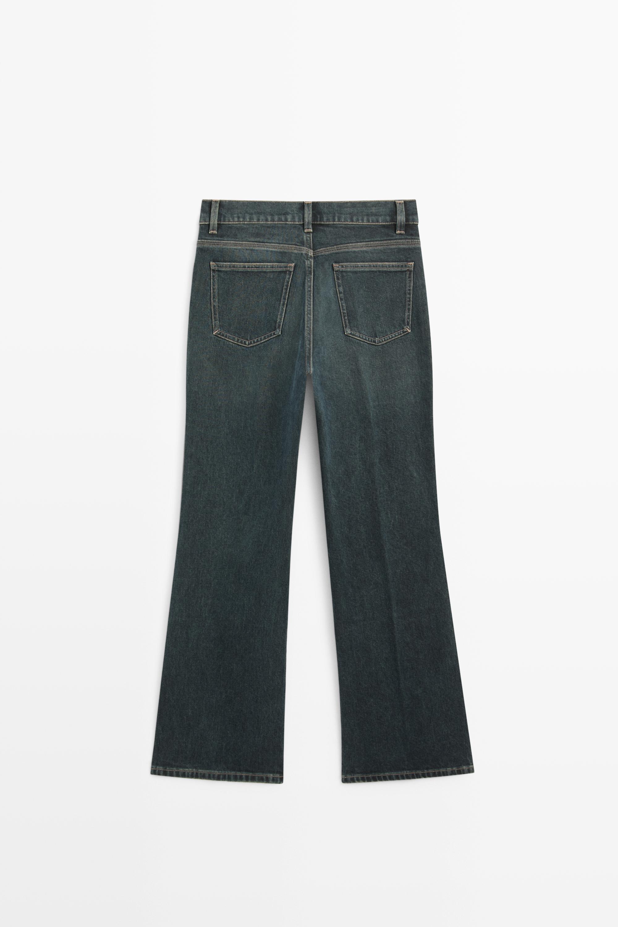 Jeans a campana a vita media