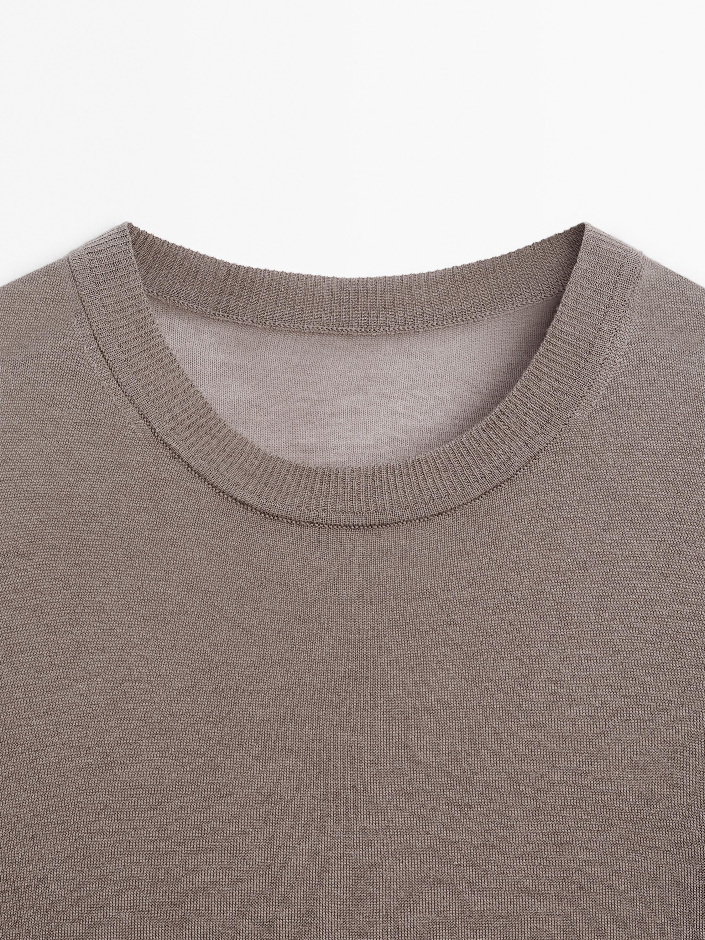 Short sleeve knit sweater - STUDIO