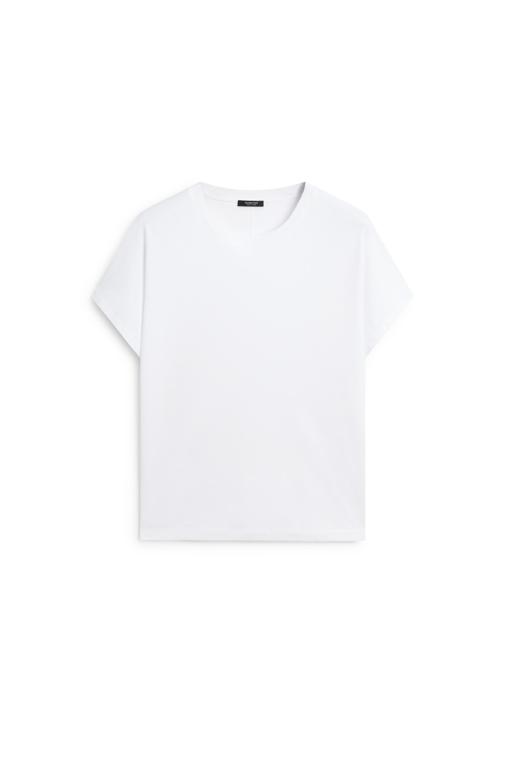 100% Cotton Short Sleeve T-Shirt — WHITE