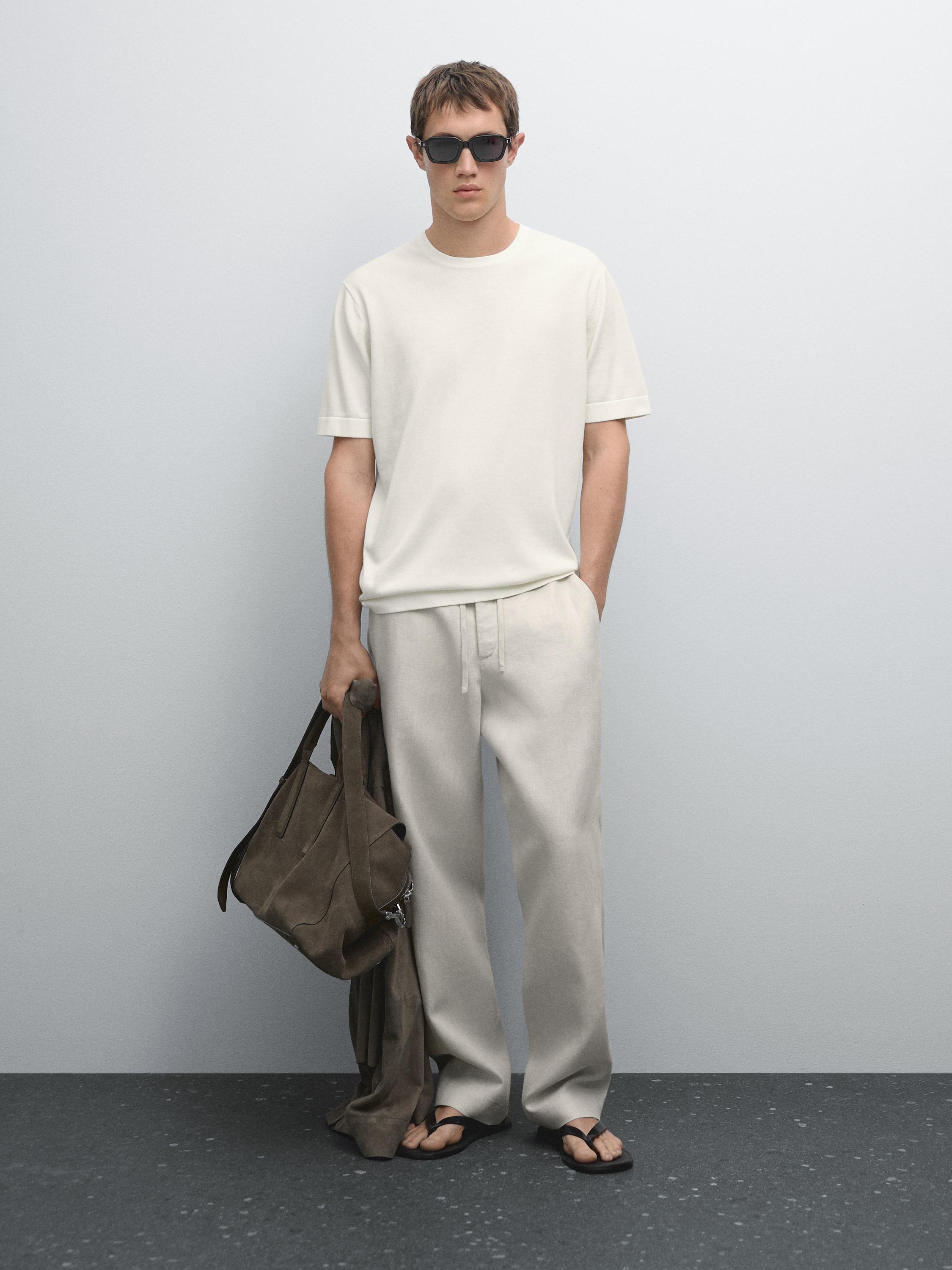 100% cotton short sleeve knit T-shirt