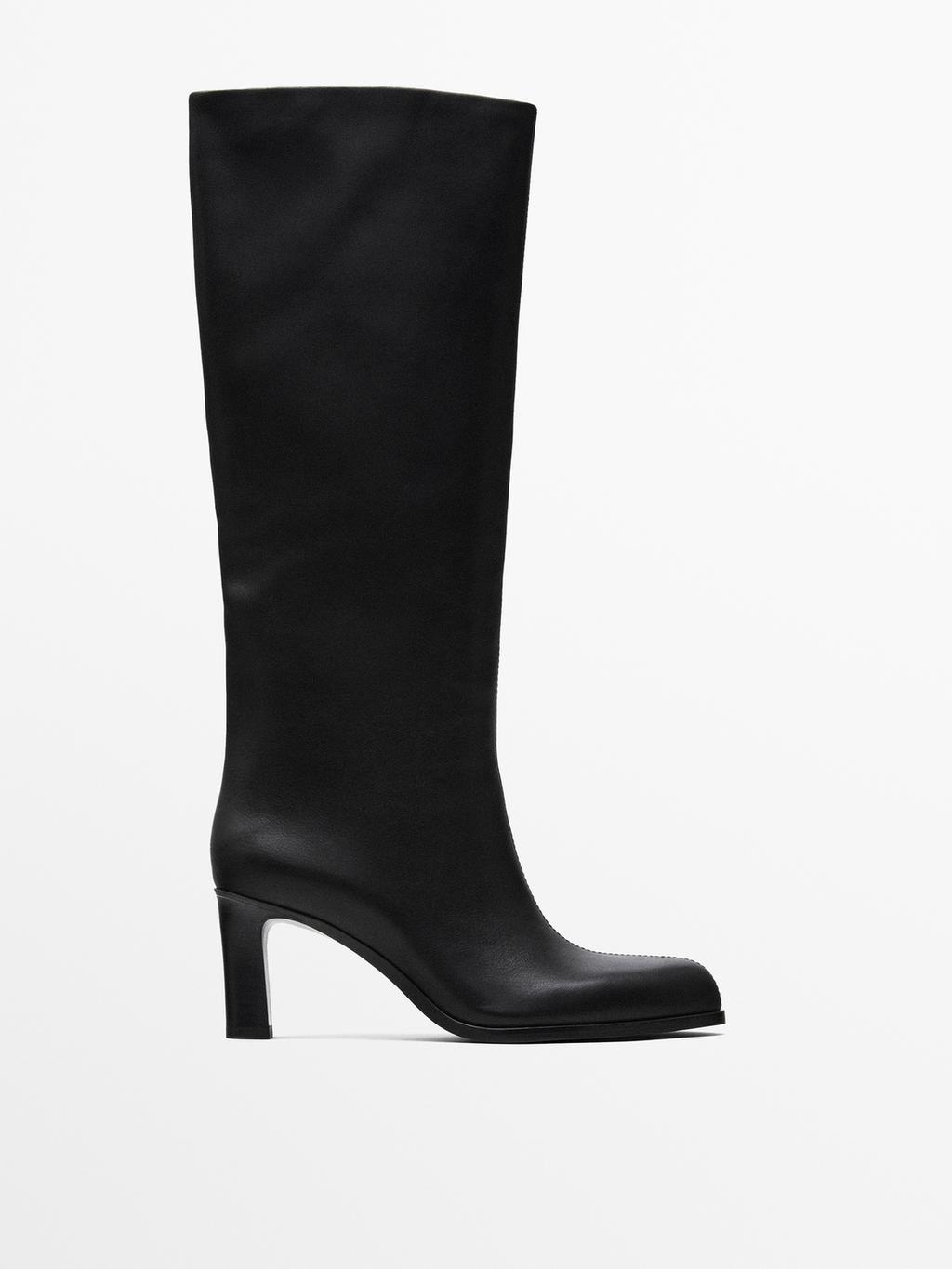 heeled-leather-boots-black-boots-and-ankle-boots-massimo-dutti