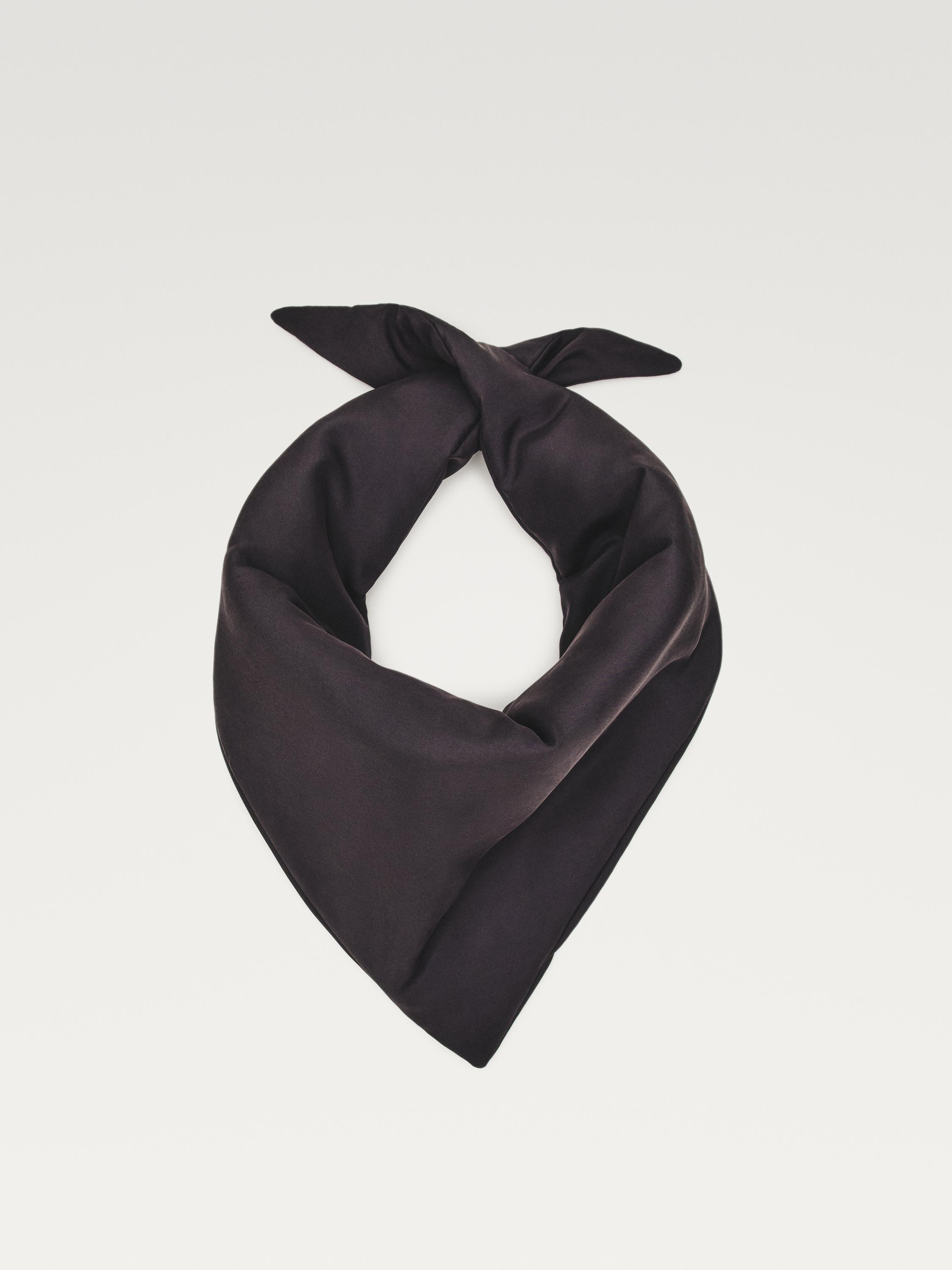 Bandana matelassé 100 % soie