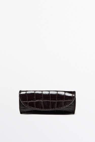 Nappa leather ring case with coco finish — Chocolate 1