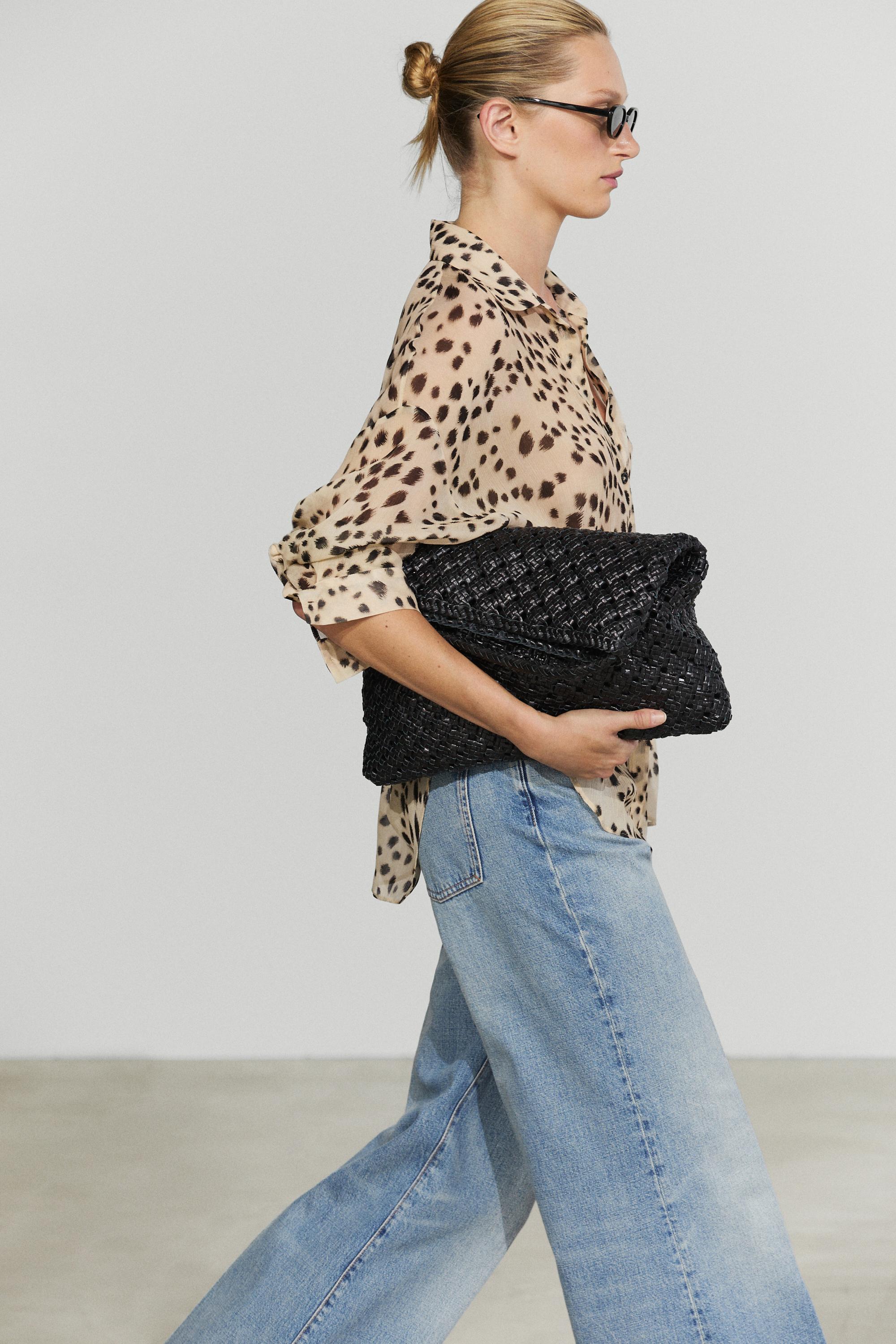 Camisa fluida animal print