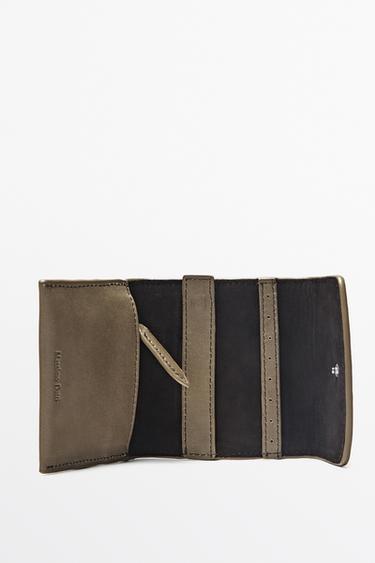 Mini nappa leather jewelry case — MOLE BROWN 3