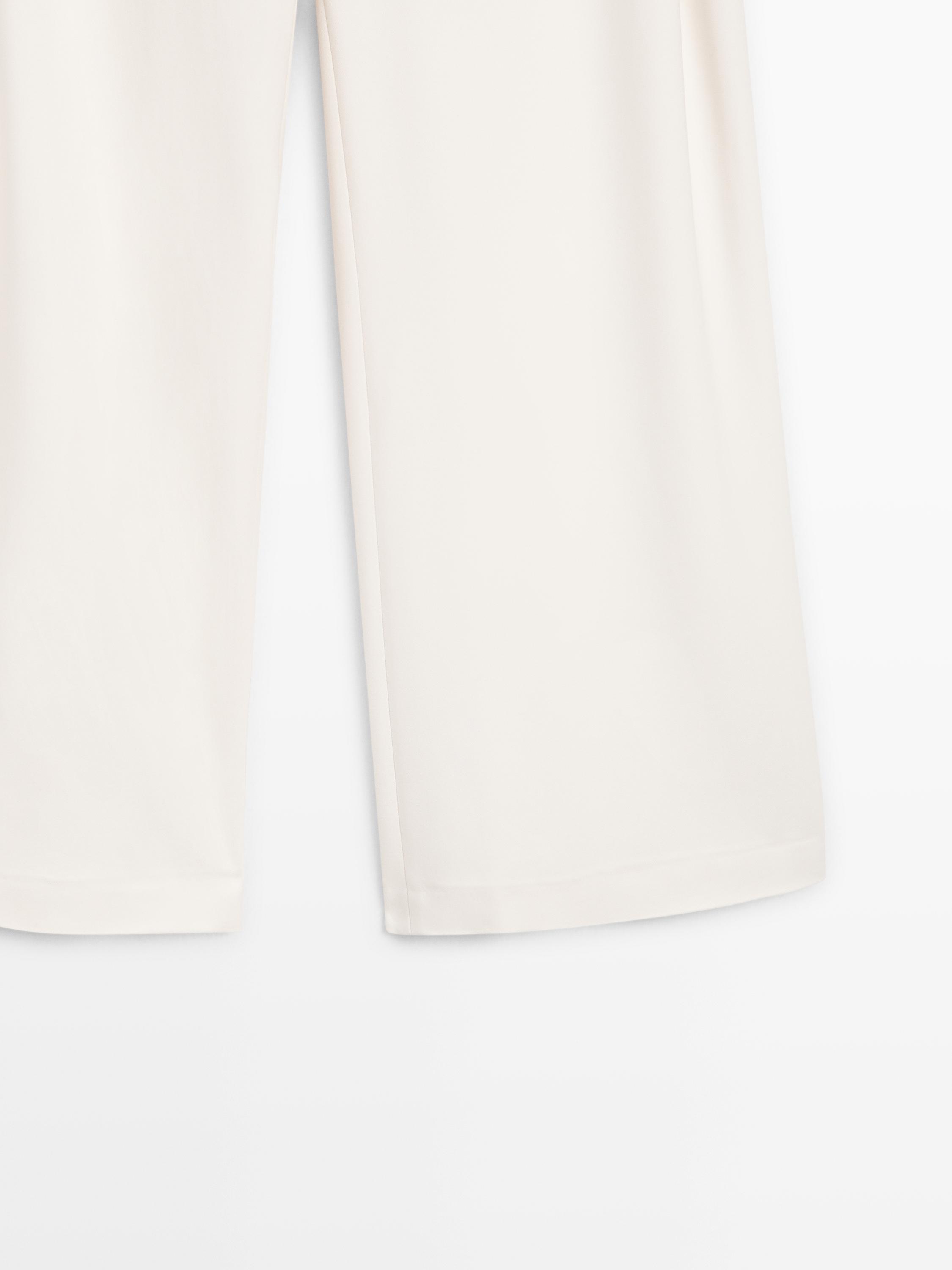 Pantalón pinzas ancho - STUDIO