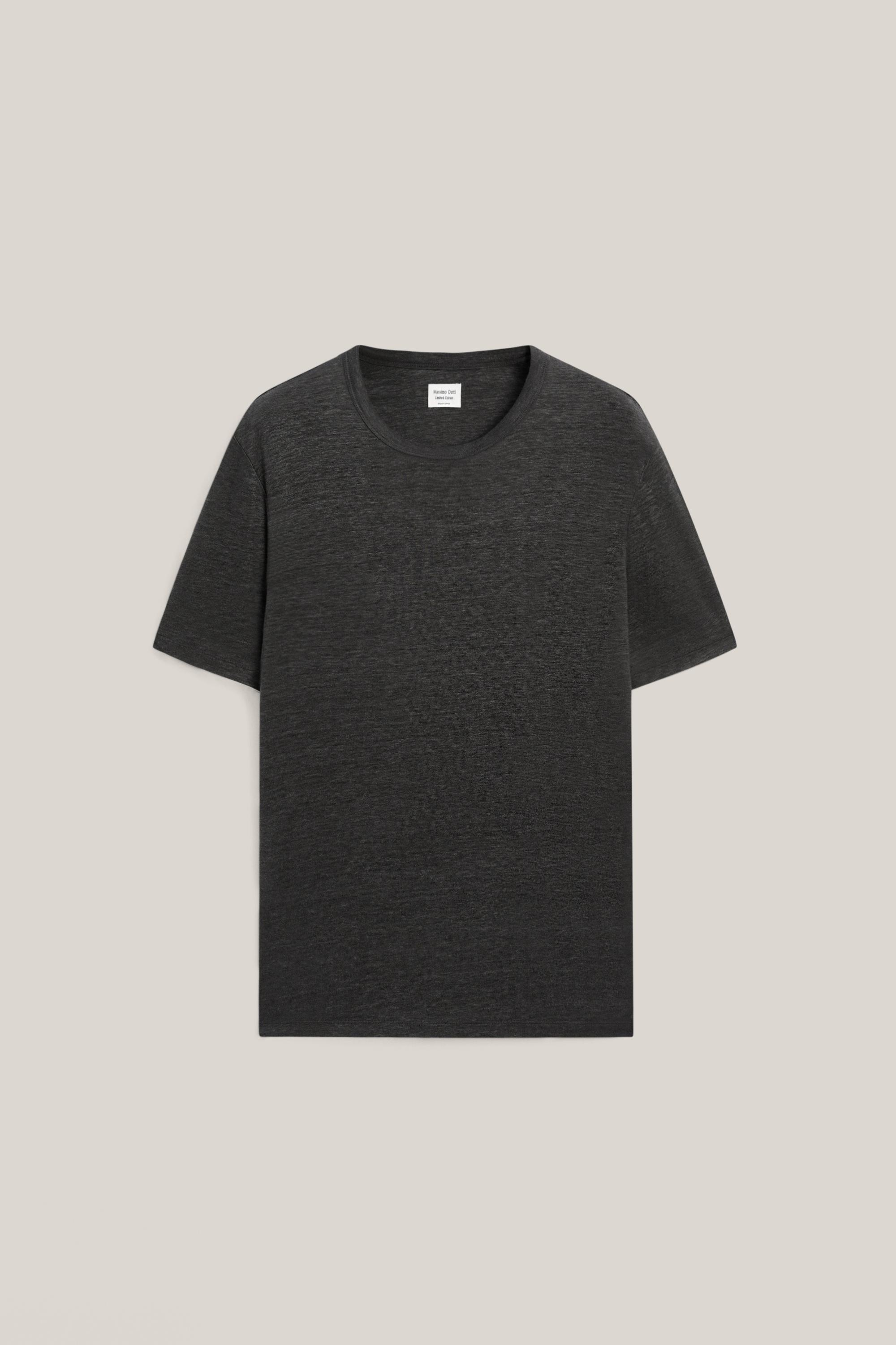 T-shirt a maniche corte 100% lino - LIMITED EDITION