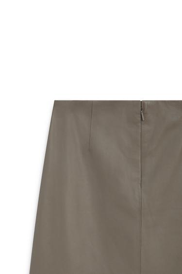 Midi pencil leather skirt - LIMITED EDITION — MOLE BROWN 9
