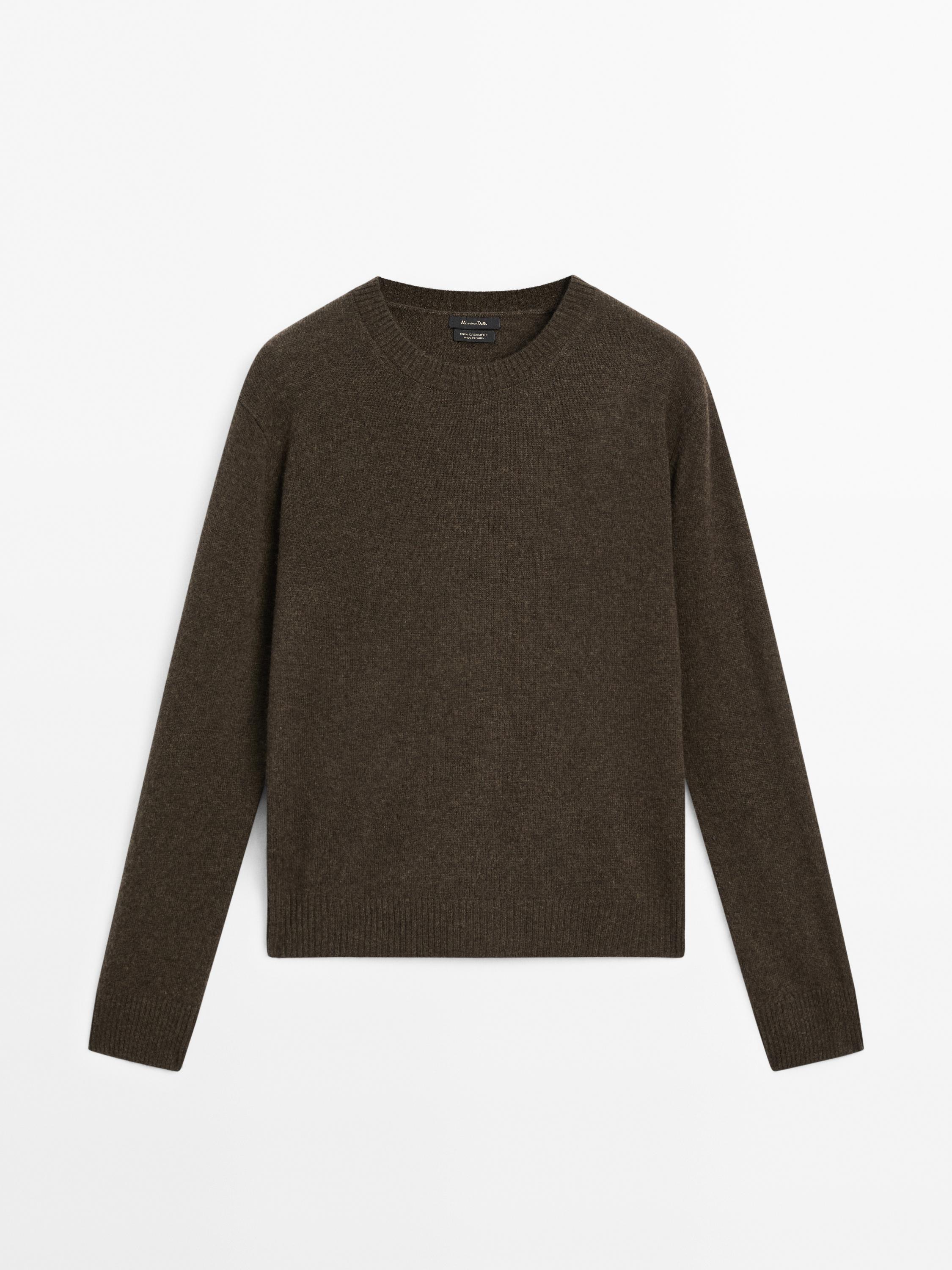 100% cashmere knit sweater