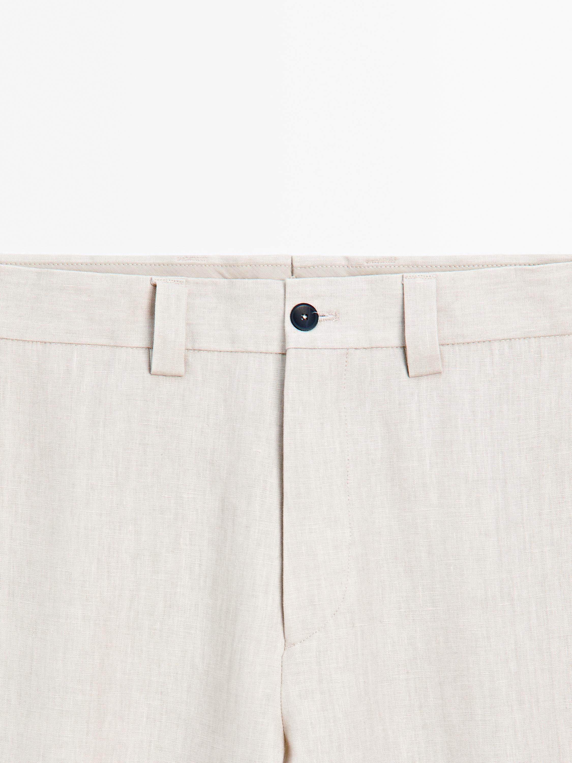 100% linen suit trousers - Limited Edition