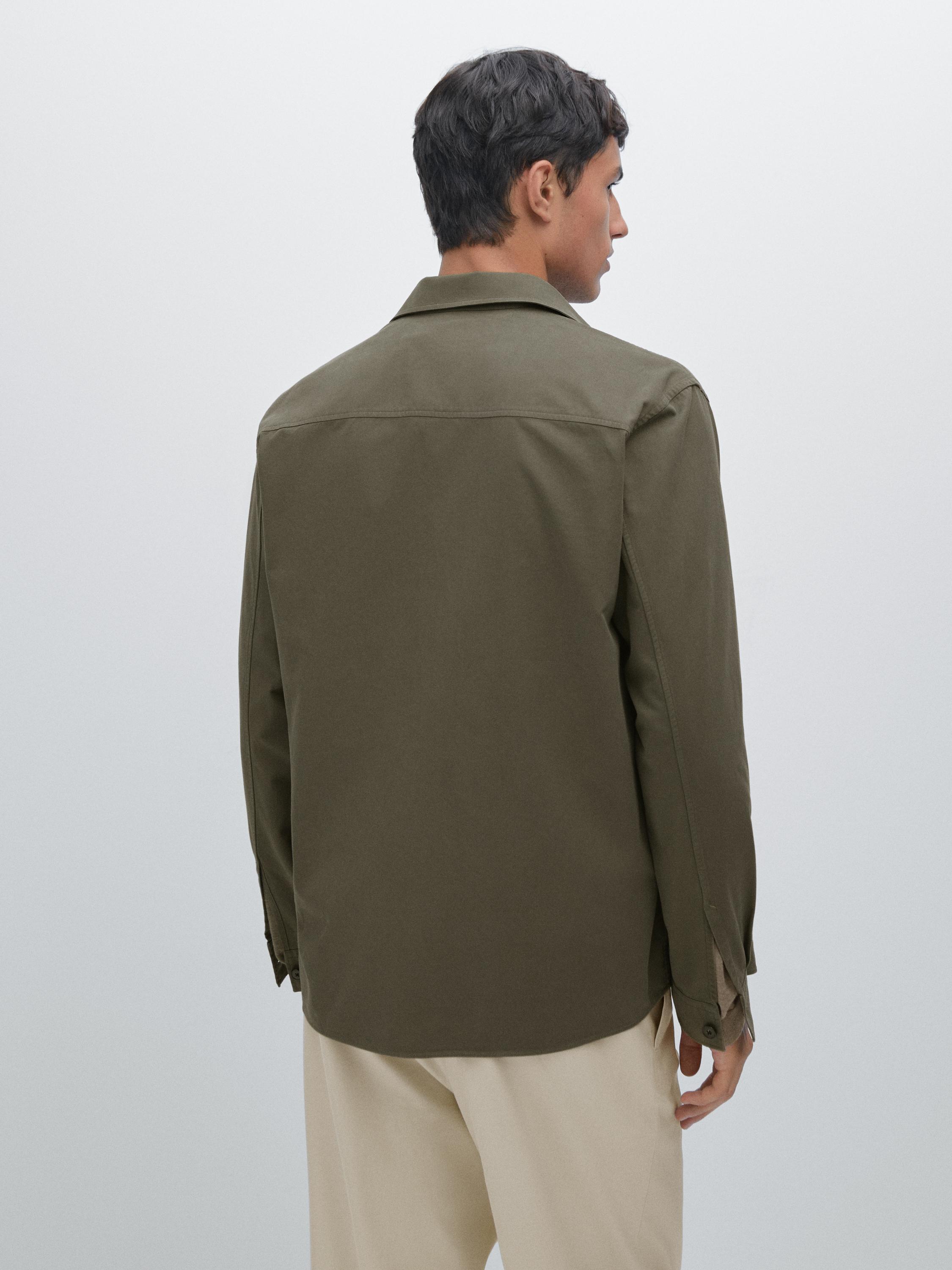 חולצה 100% כותנה עם כיס