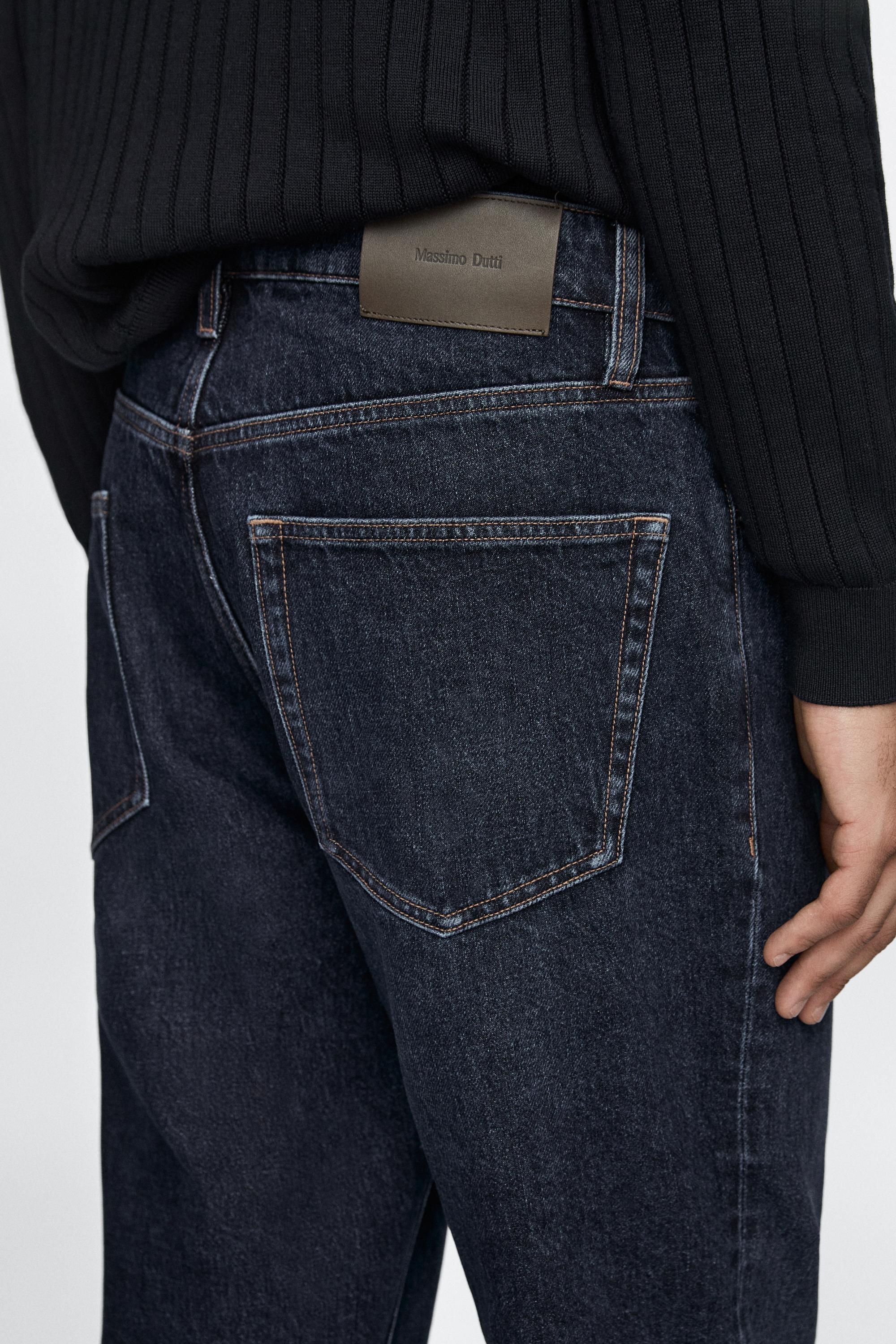 Tapered fit jeans — Dark Blue