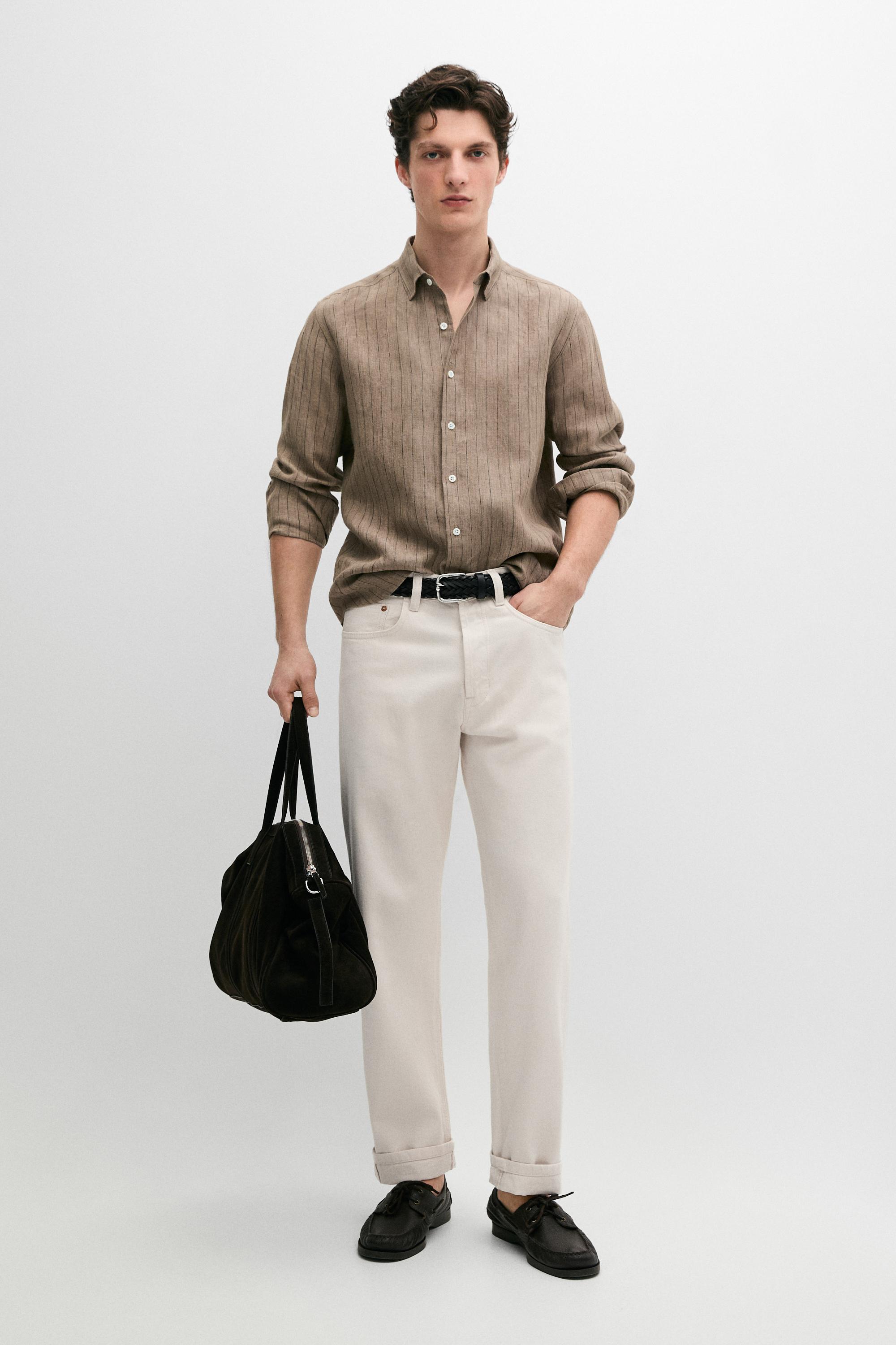 Selvedge fit jeans — CREAM