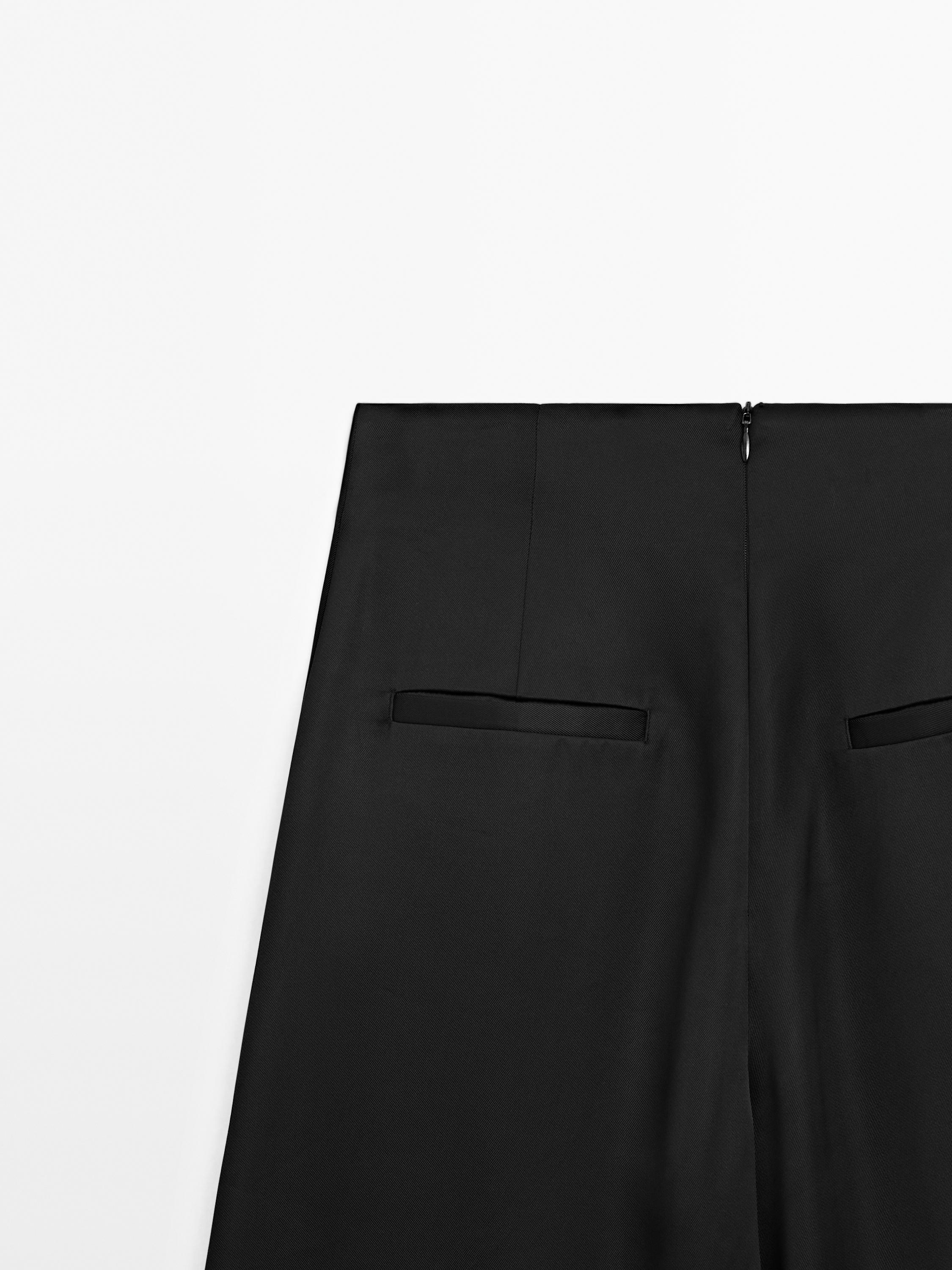 Pantalón ancho satinado - STUDIO