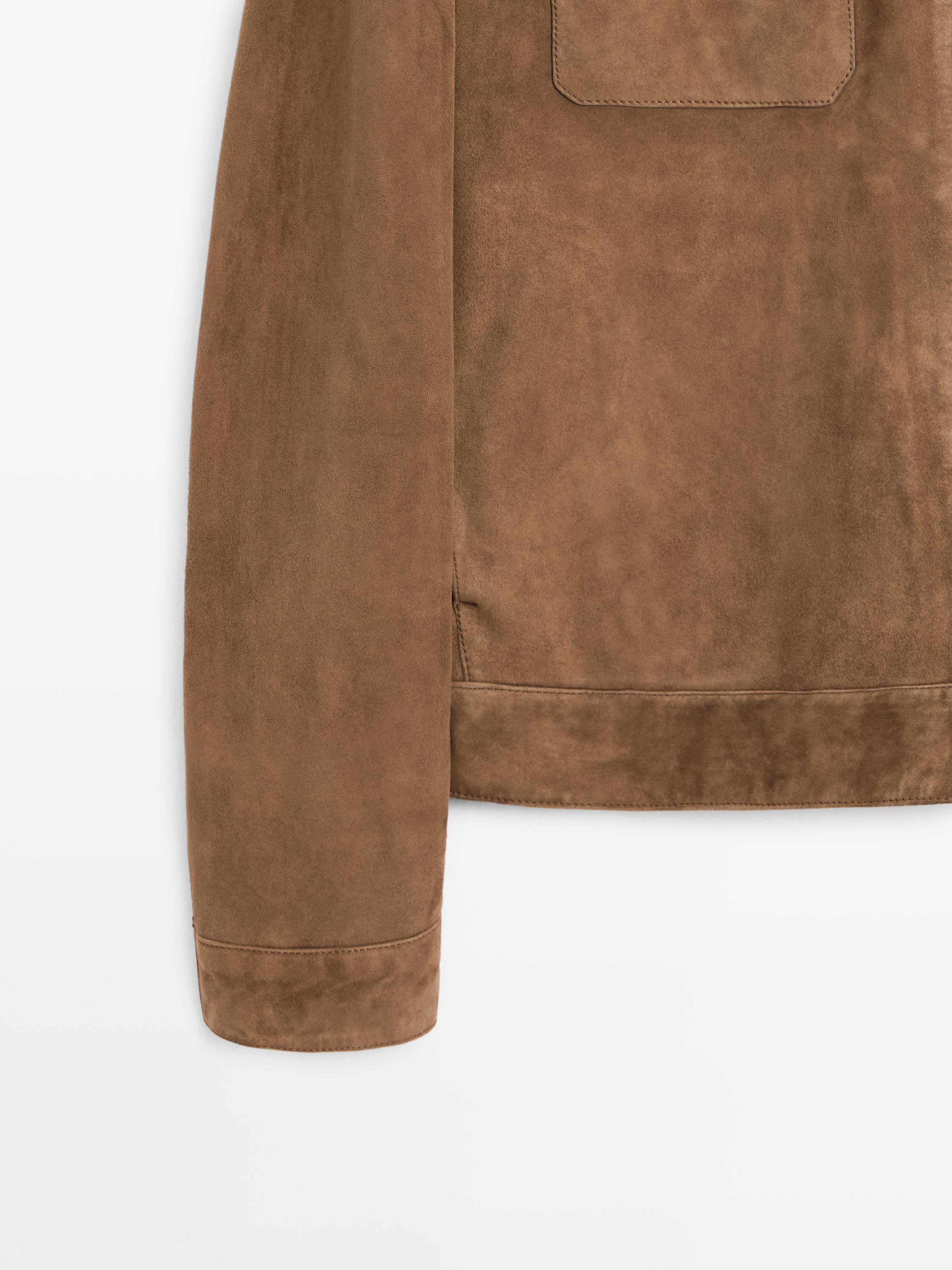 Suede leather jacket — OCHRE