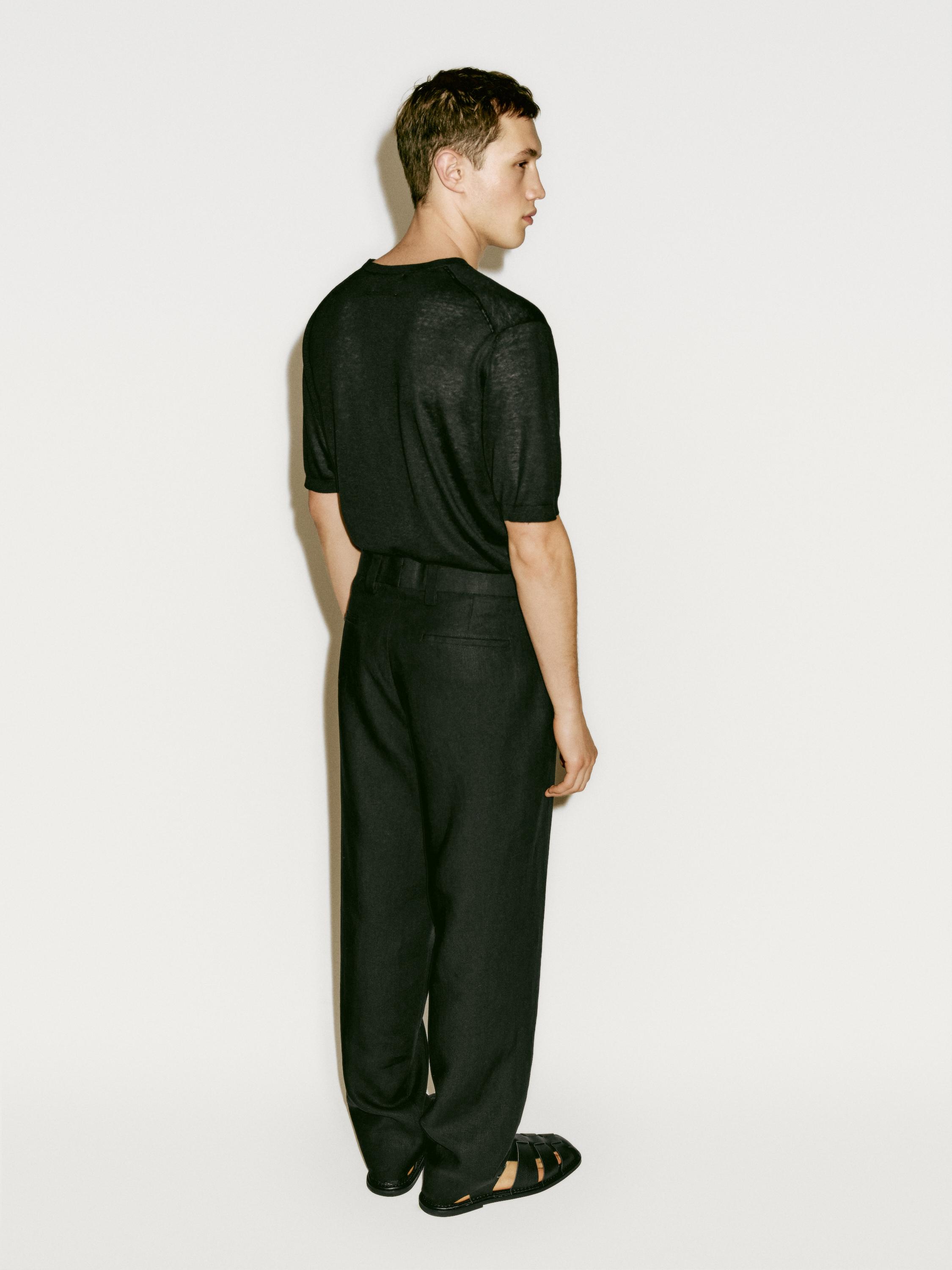 100% linen suit trousers - Limited Edition