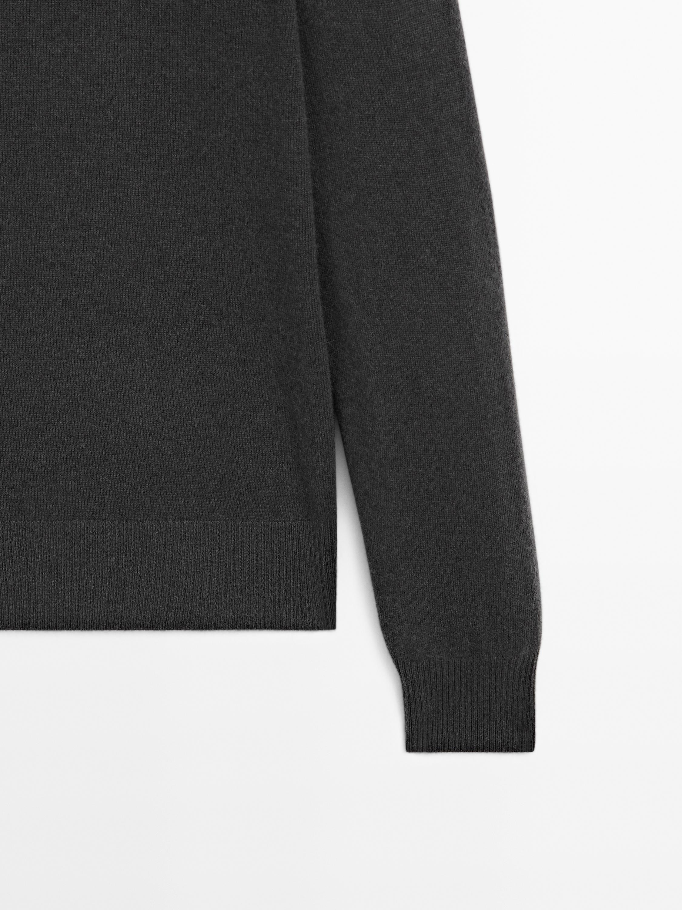 100% cashmere knit sweater